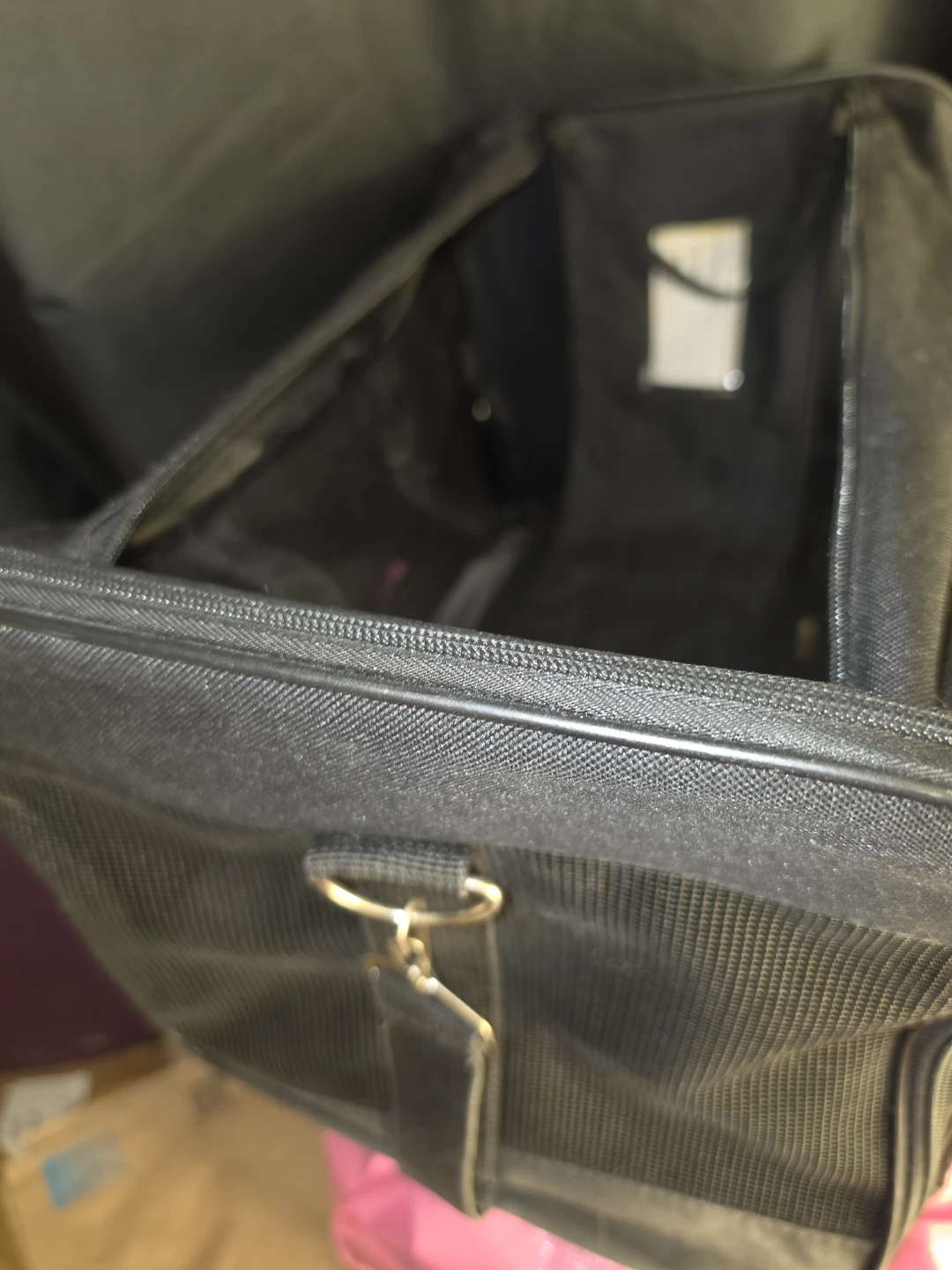 Black Pet Carrier Bag - photo 2