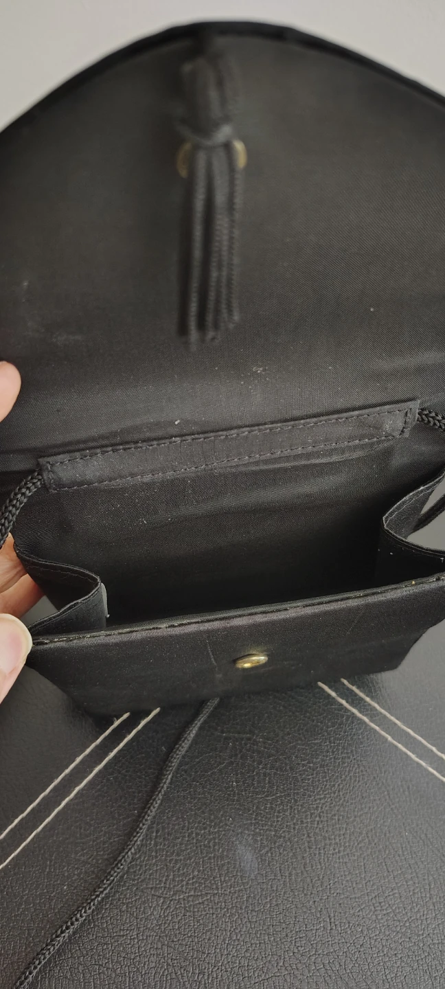 Black Clutch Purse with Tassel - photo 2