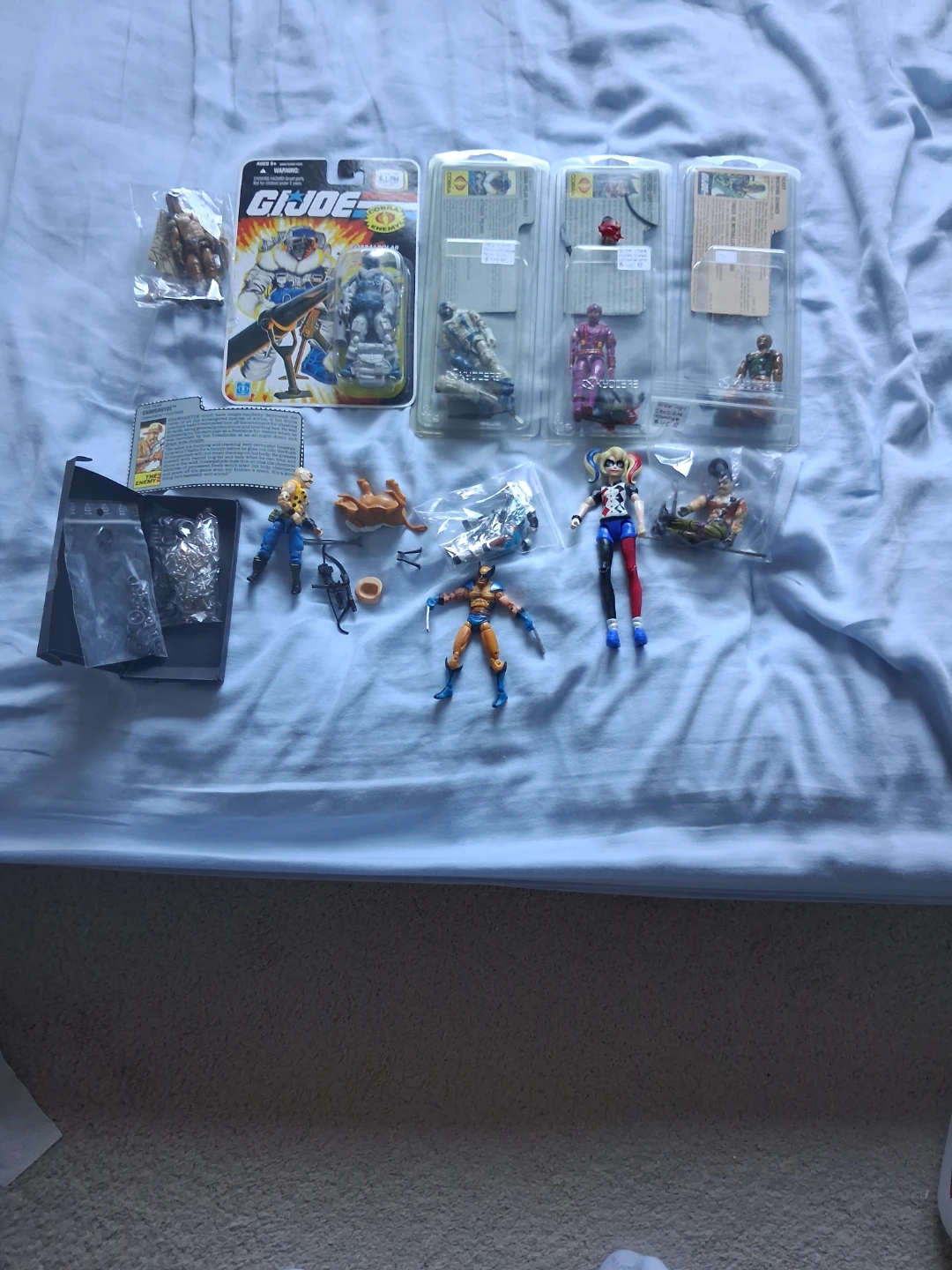 Assorted Action Figures - G.I. Joe, Marvel, DC