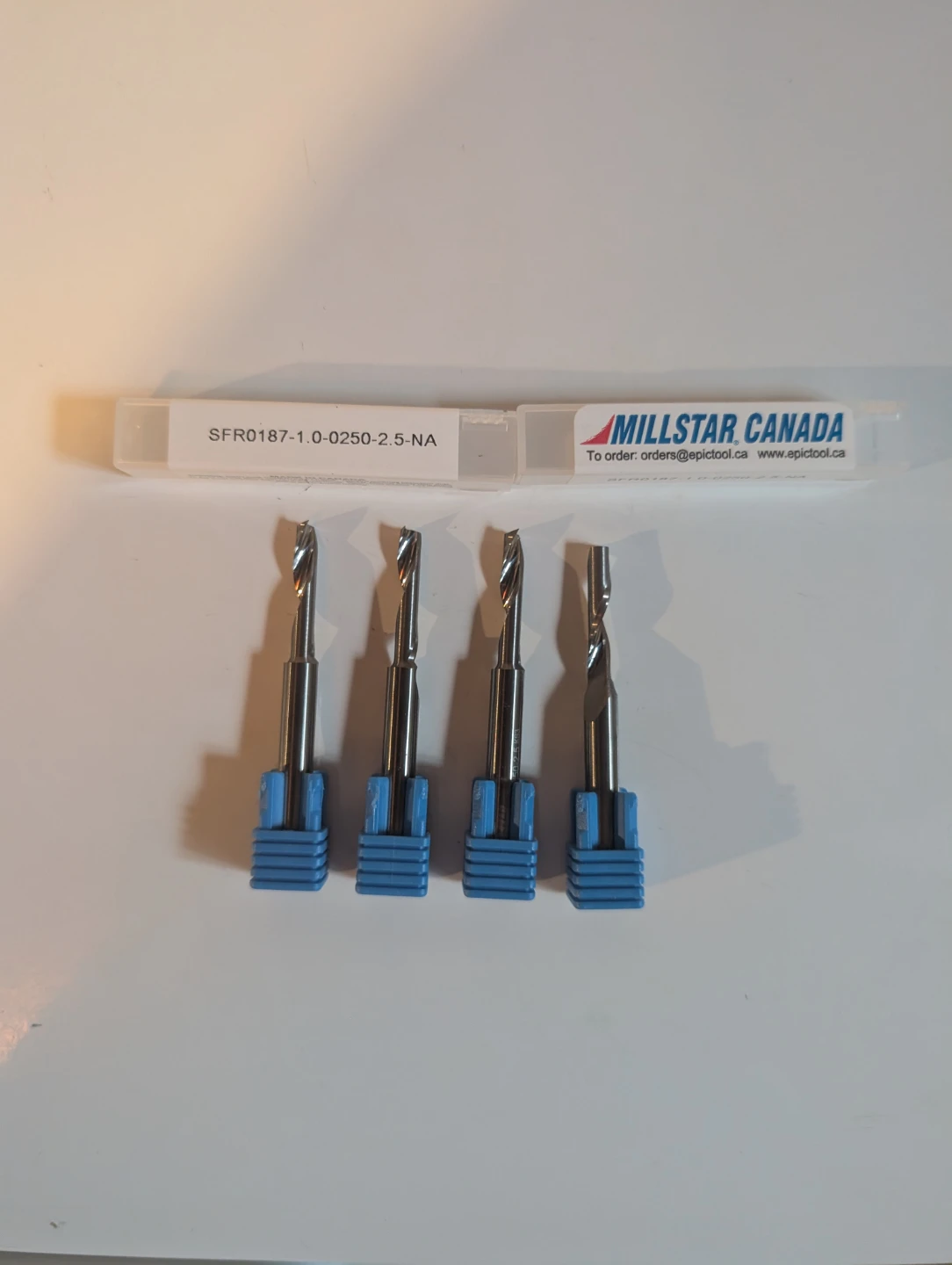 Millstar Canada 4-Piece End Mill Set - photo 2