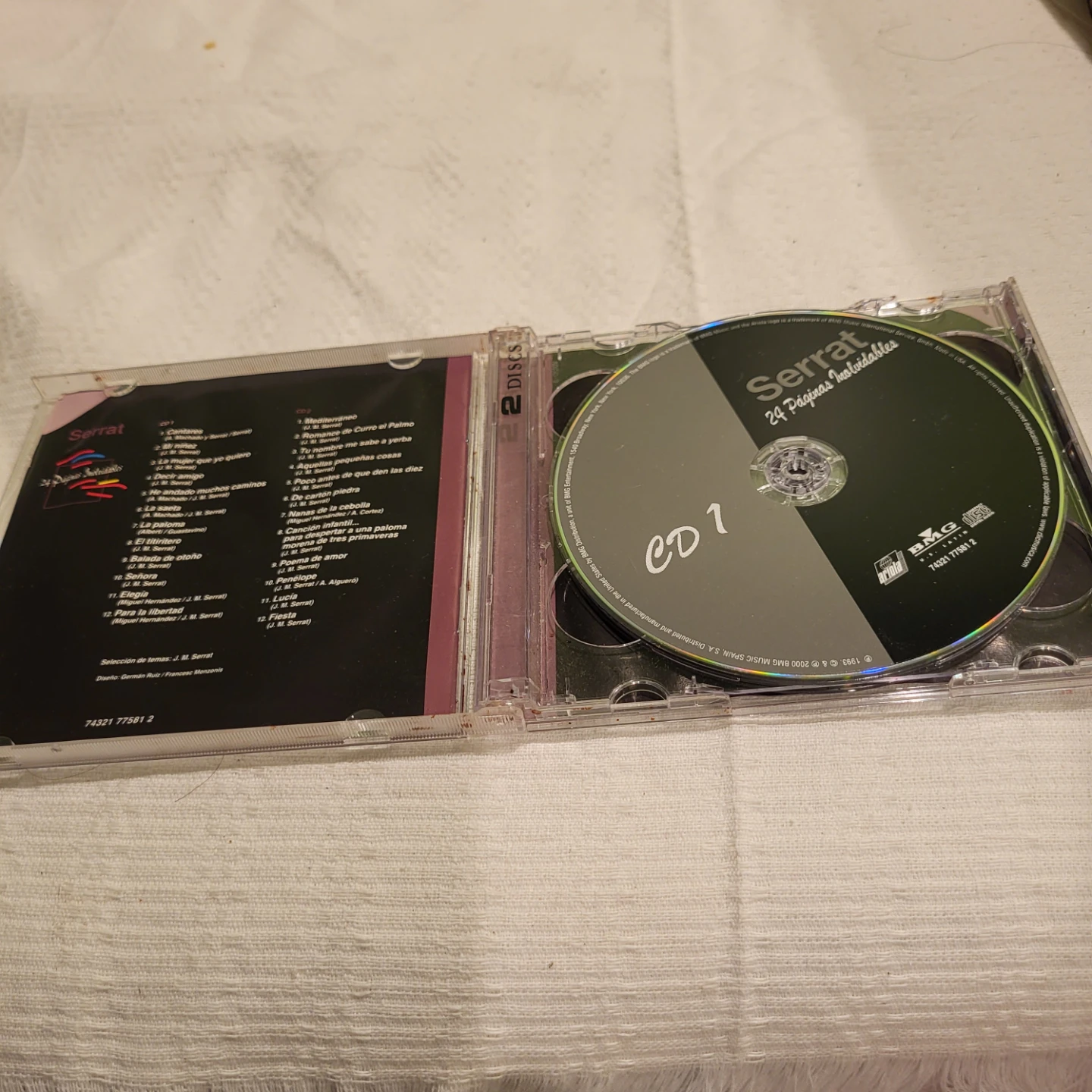 Serrat 24 Páginas Inolvidables 2 CD Set
