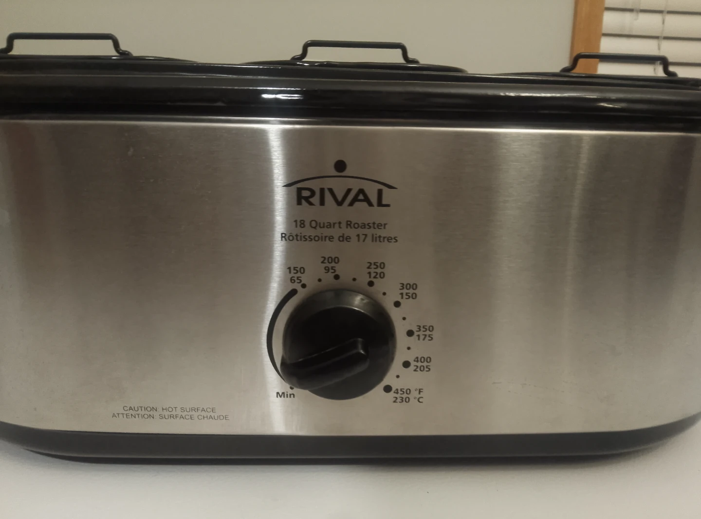 Electric Roasting Pan 3 Bin Buffet Rival Server Oven - photo 3