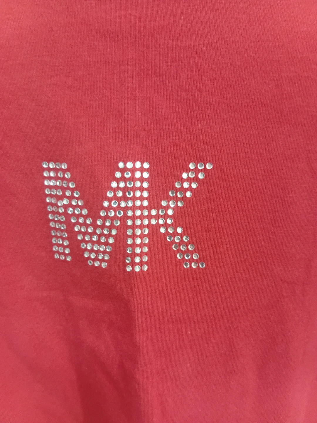 T-shirt Michael Kors rouge à logo MK - photo 2