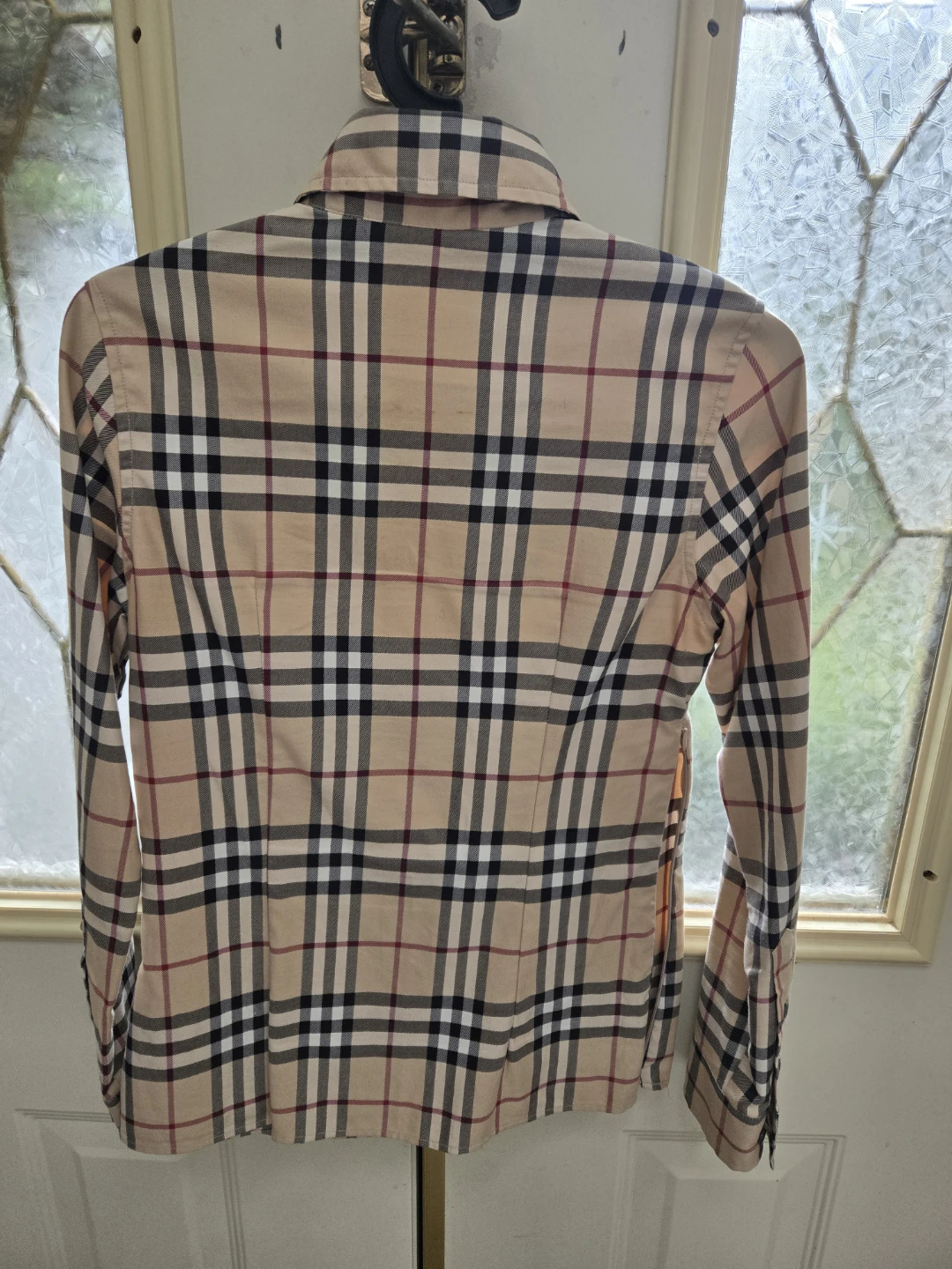 Burberry Plaid Button-Up Shirt XS - photo 2
