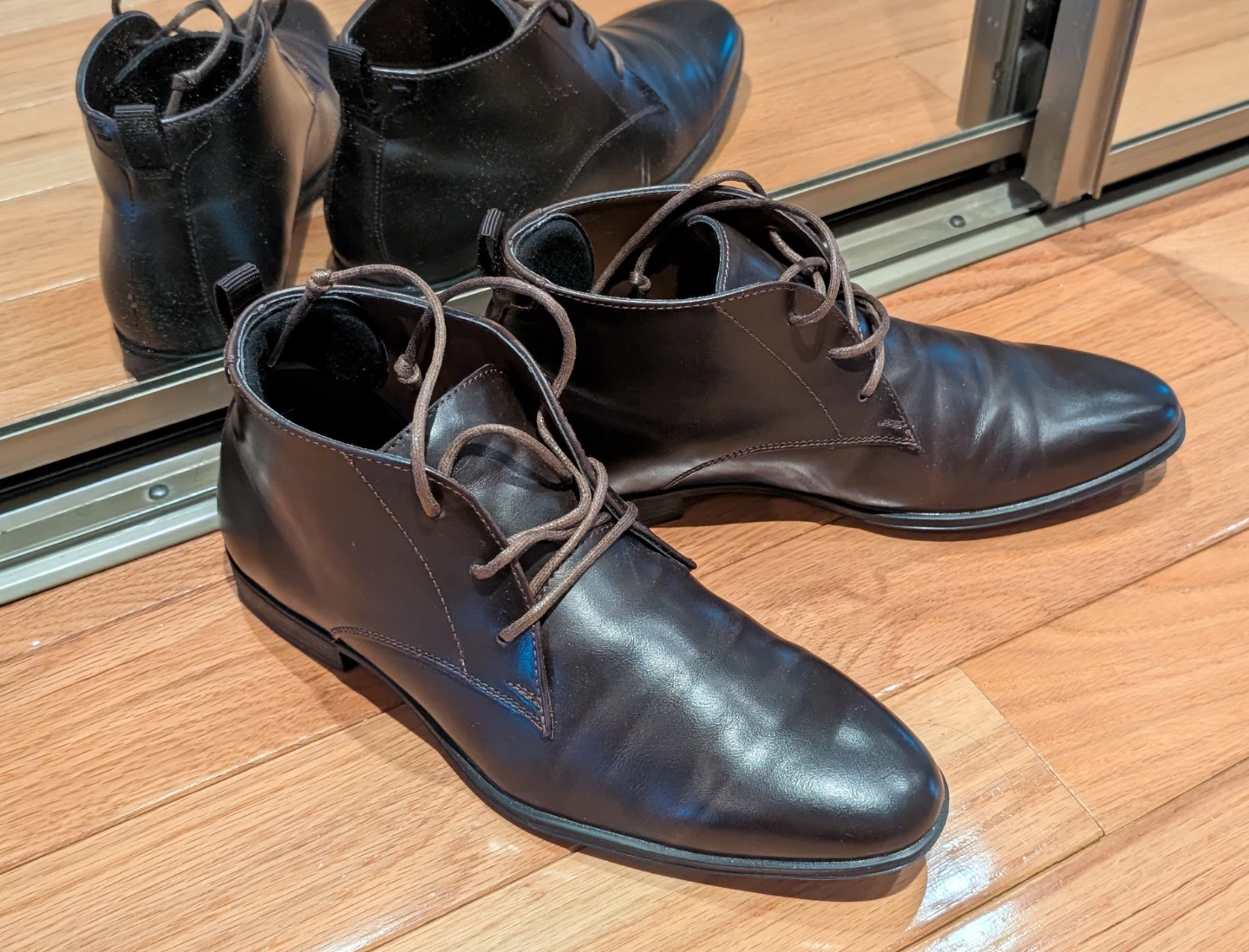 Call It Spring Men's Dark Brown Vegan Chukka Boots - photo 2