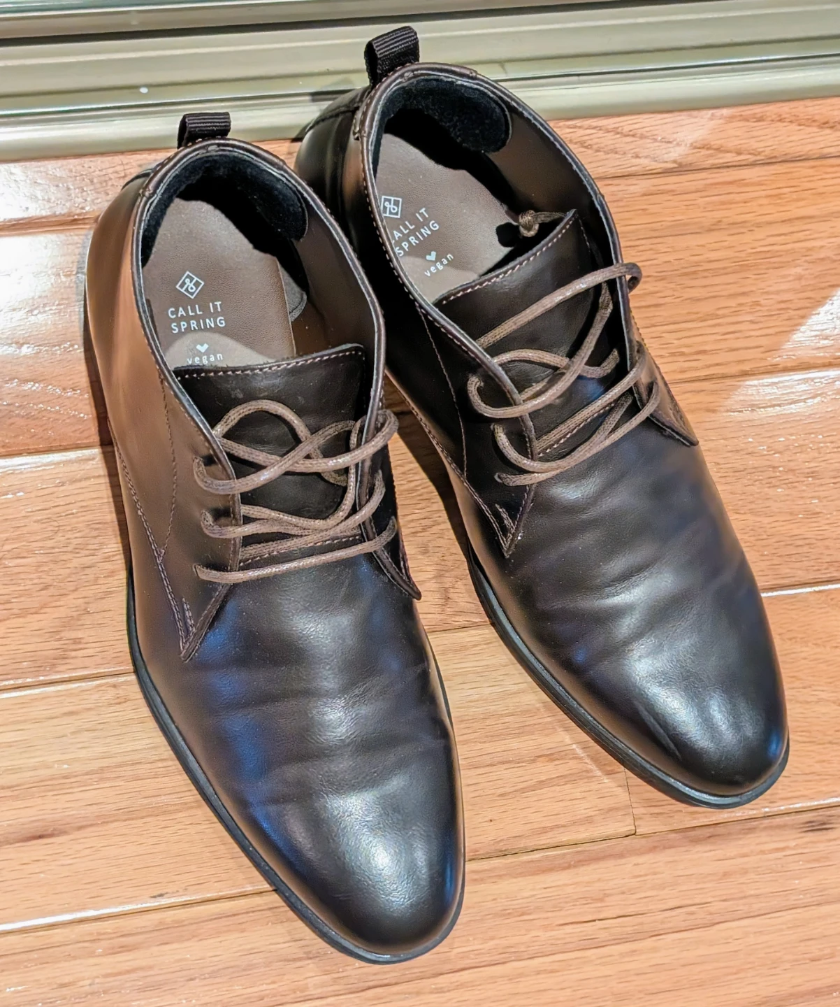 Call It Spring Men's Dark Brown Vegan Chukka Boots - photo 4