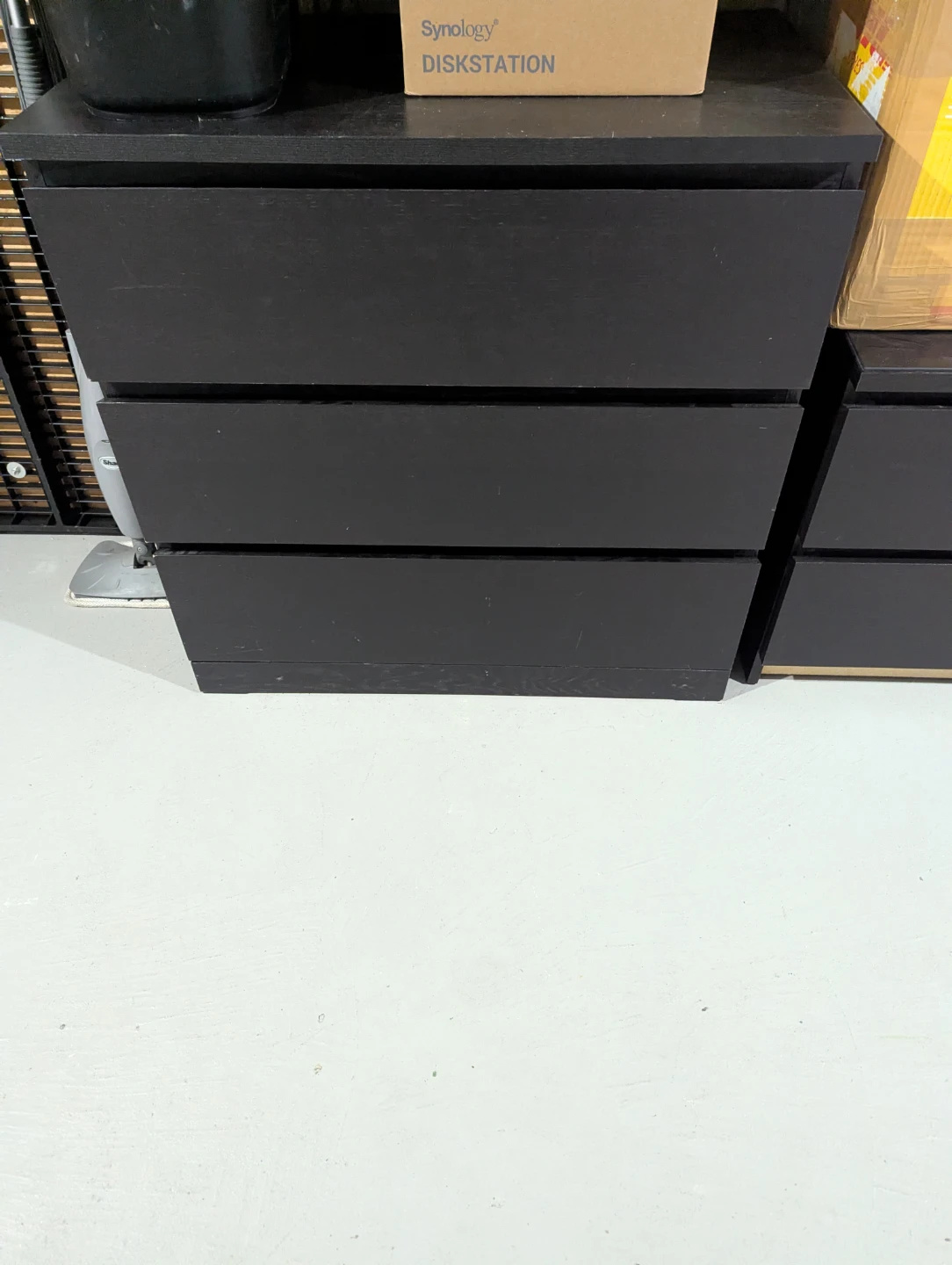 Black 3-Drawer Dresser