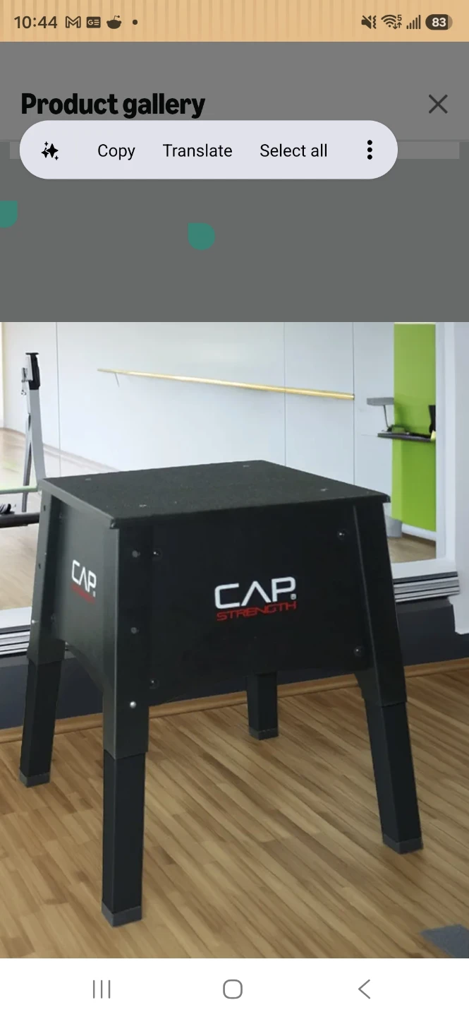 New, Sealed CAP Adjustable Steel Plyo Box 14", 18", 22" - photo 3
