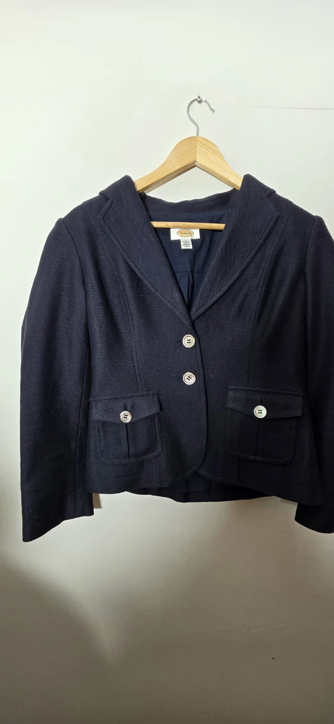 Talbots Navy Blazer Size 4