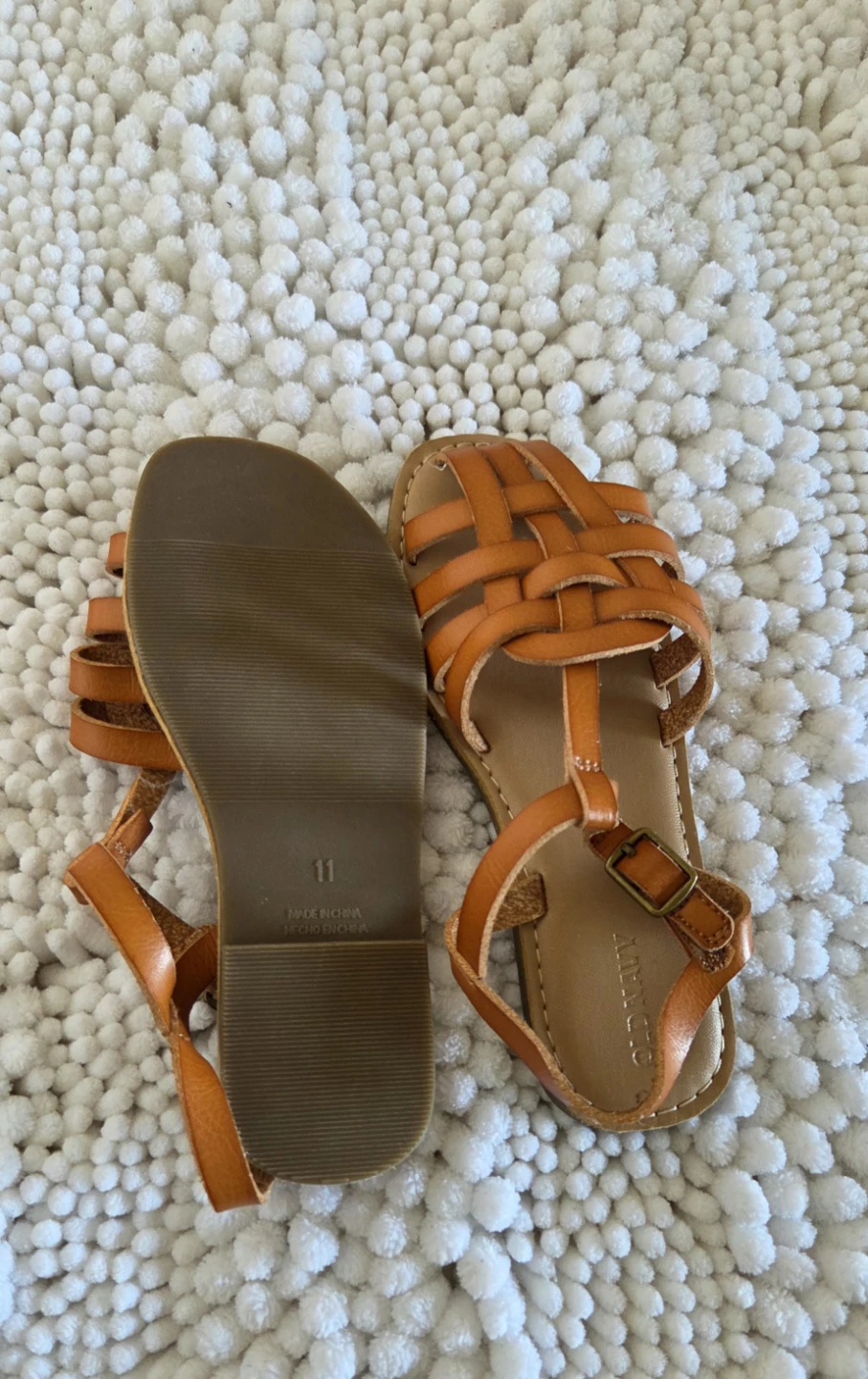 Old Navy Kids' Orange Woven Sandals