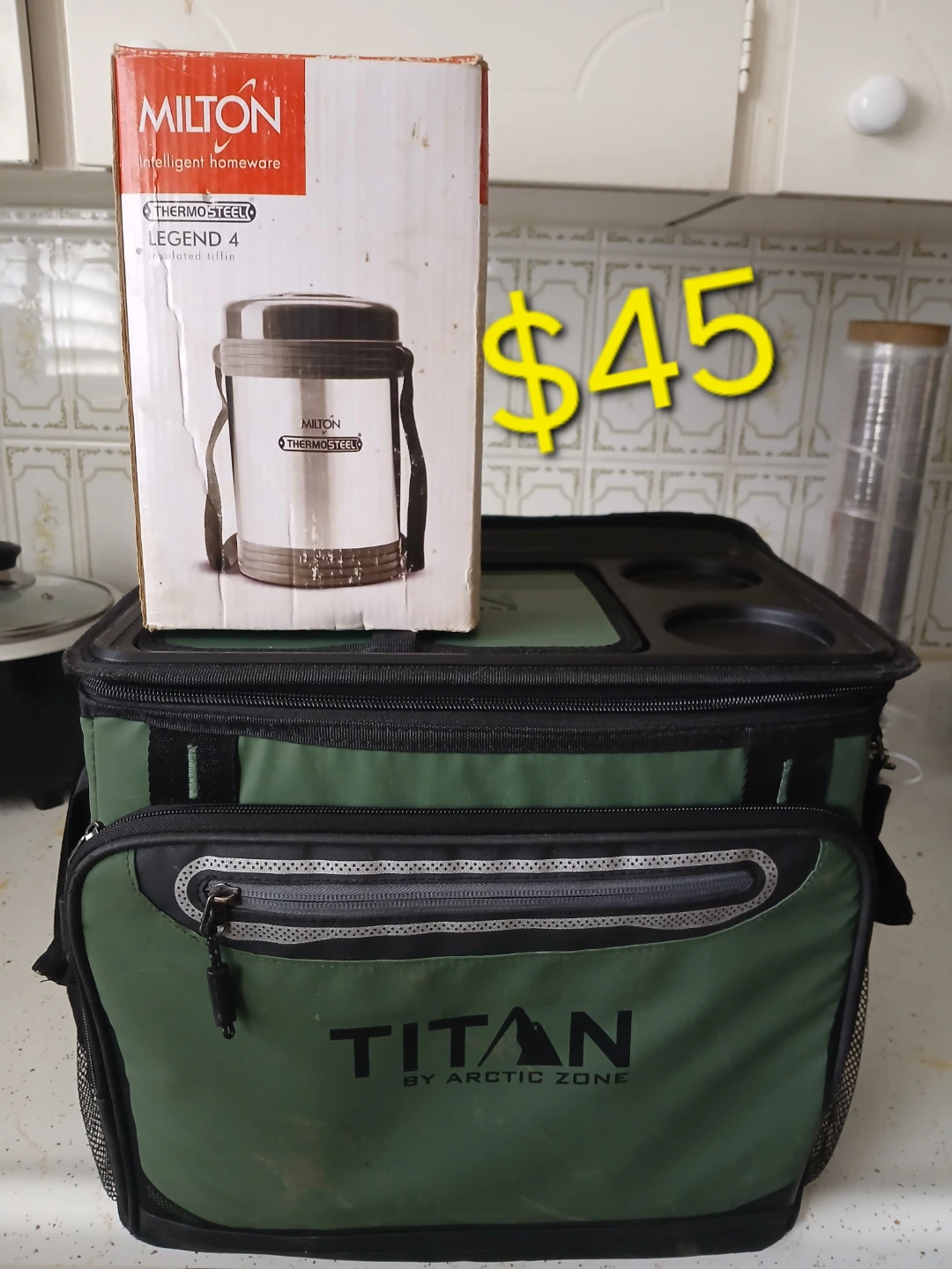 Milton Legend 4 Insulated Tiffin with Titan Cooler Bag