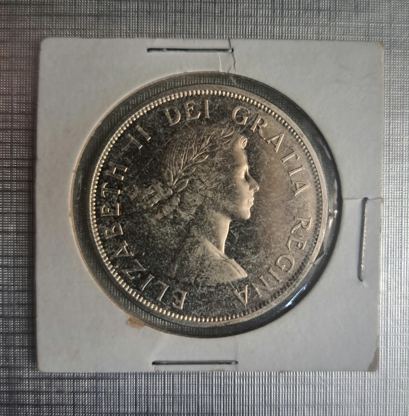Silver 1963 Canada Dollar Coin - photo 2