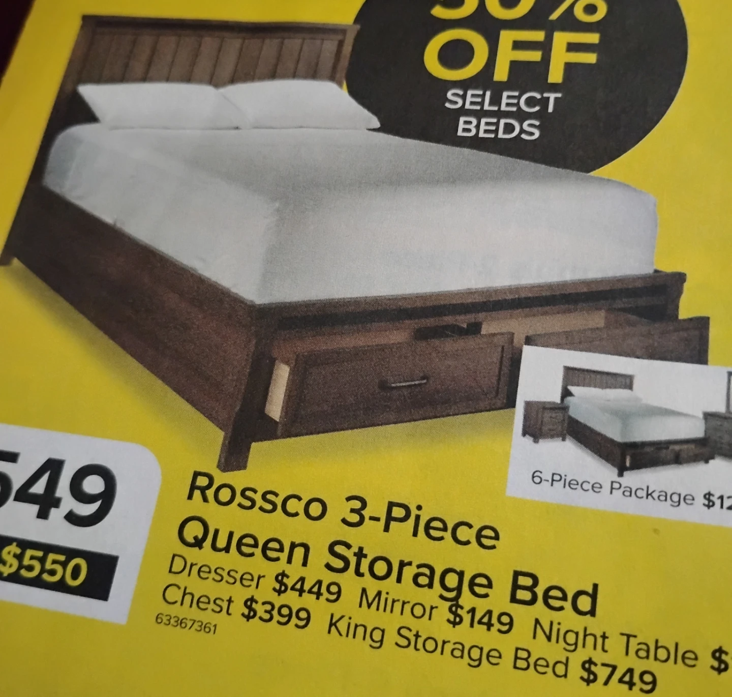 Bed frame. Never used or built.