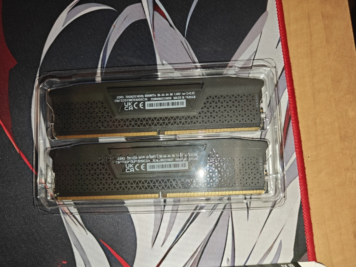 DDR5 Cosair Vengeance 32gb (2x16gb) 6000 - photo 2
