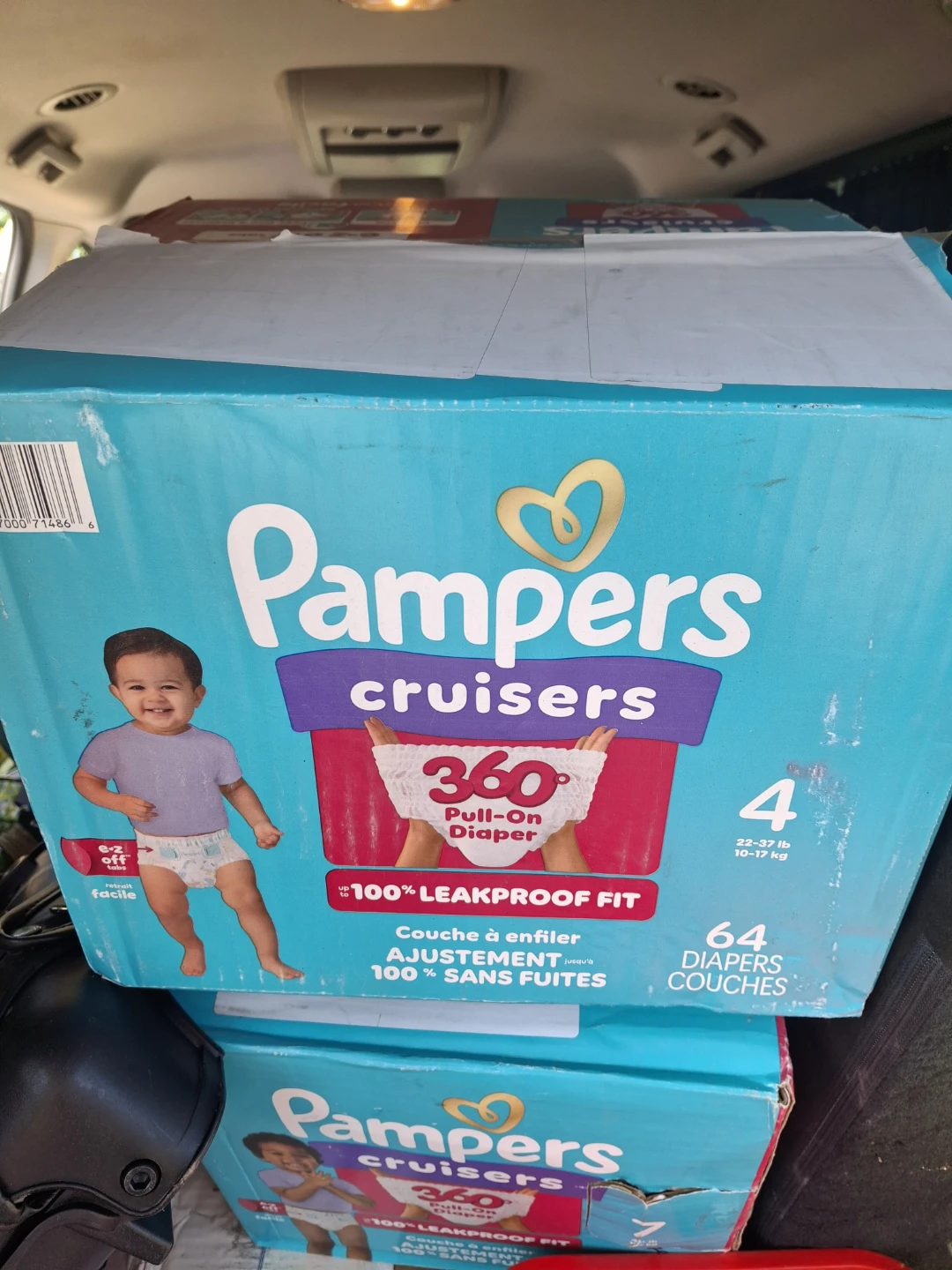 NewPampers Diapers - Swaddlers 360° - Size 4 ,7, - photo 2