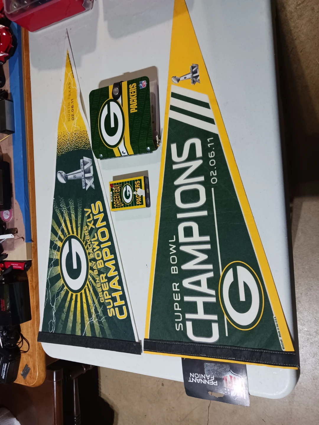 Green Bay Packers Super Bowl XLV Champions Pennant