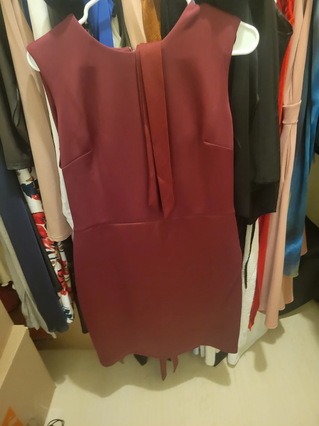 Calvin Klein Burgundy Dress - Size 12 - photo 3