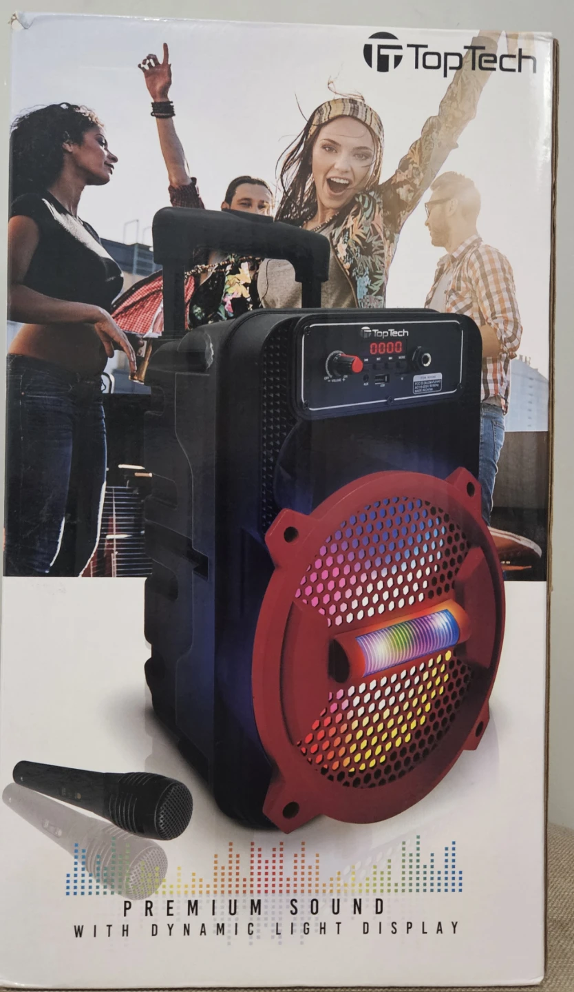 Top Tech Rock8 Bluetooth Speaker with Dynamic Light Display - photo 2