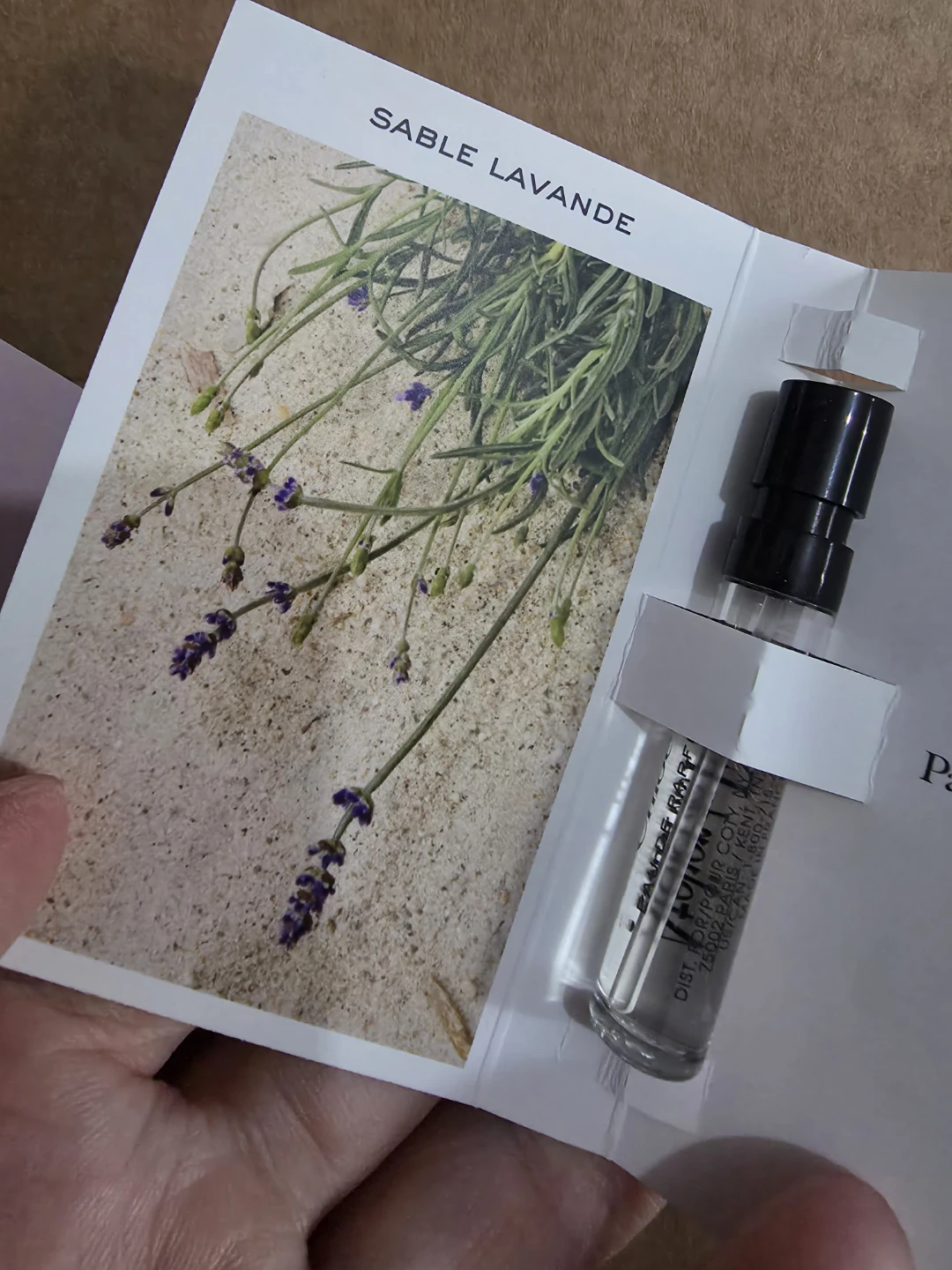 Chloé Atelier des Fleurs Sable Lavande Eau de Parfum Sample - photo 2