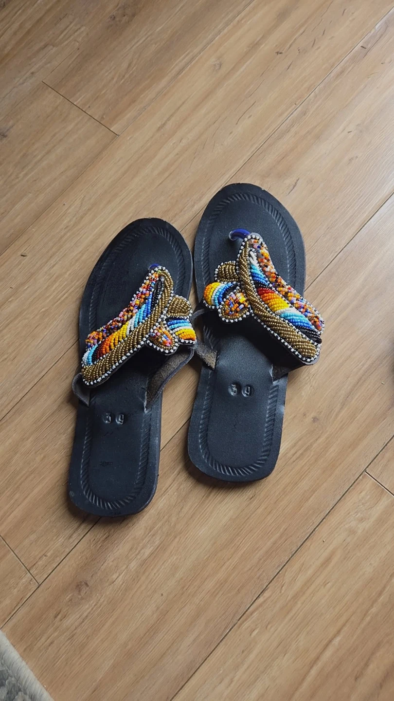 Anthentic Kenyan Maasai shoes - photo 2