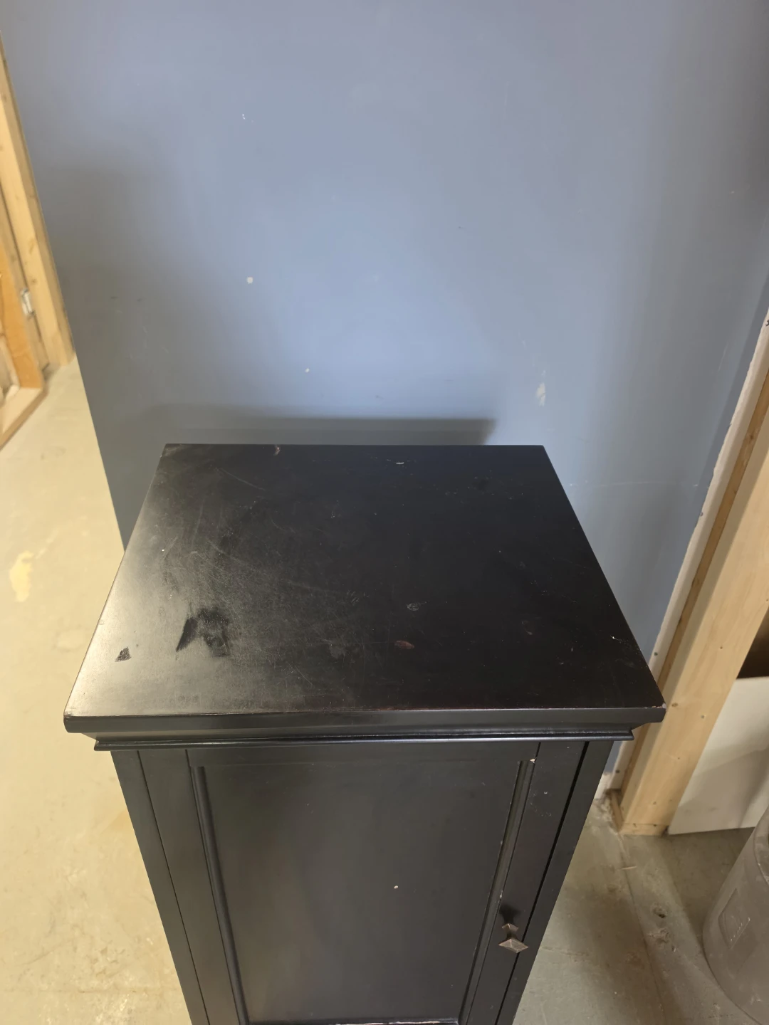 Black Cabinet with Door - photo 2