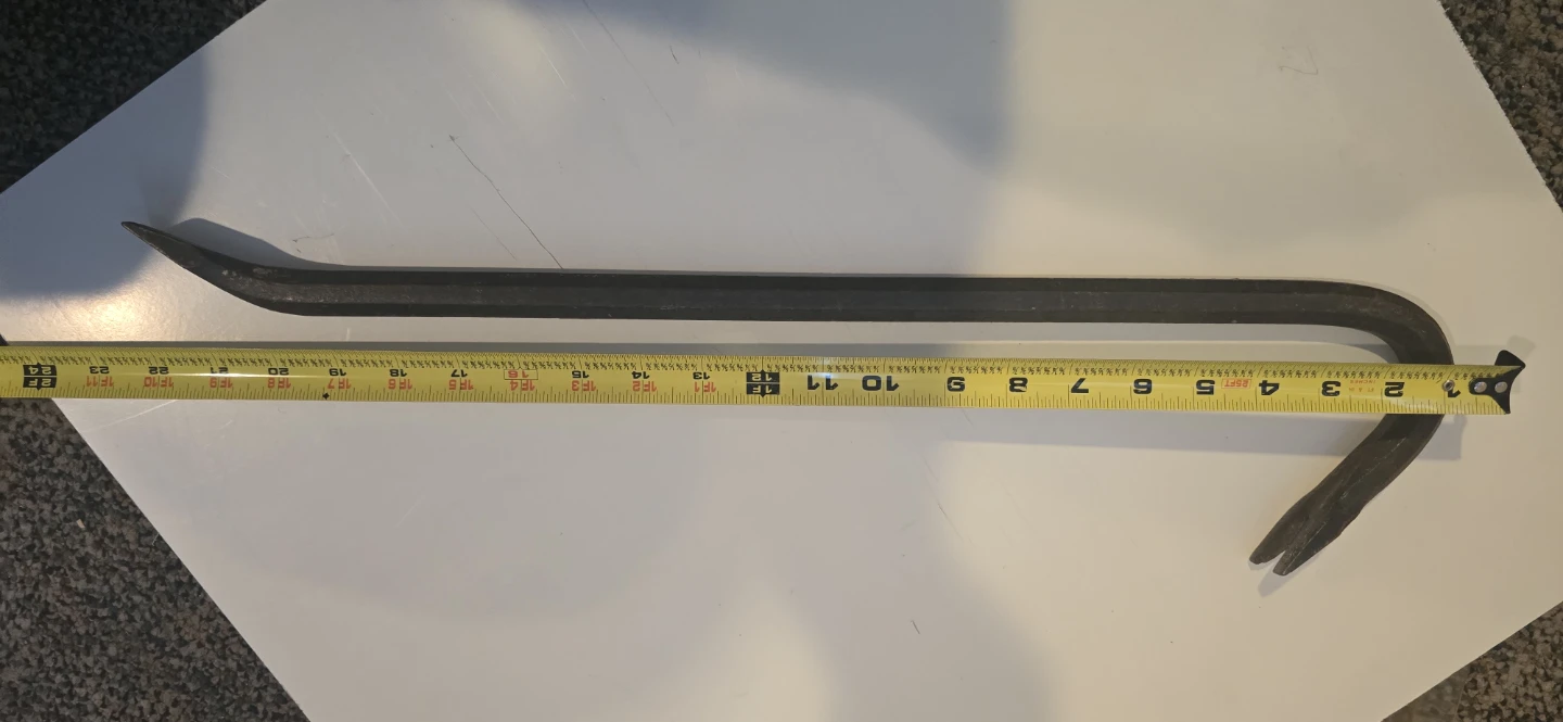 Vintage 2ft Crowbar heavy steel - photo 4