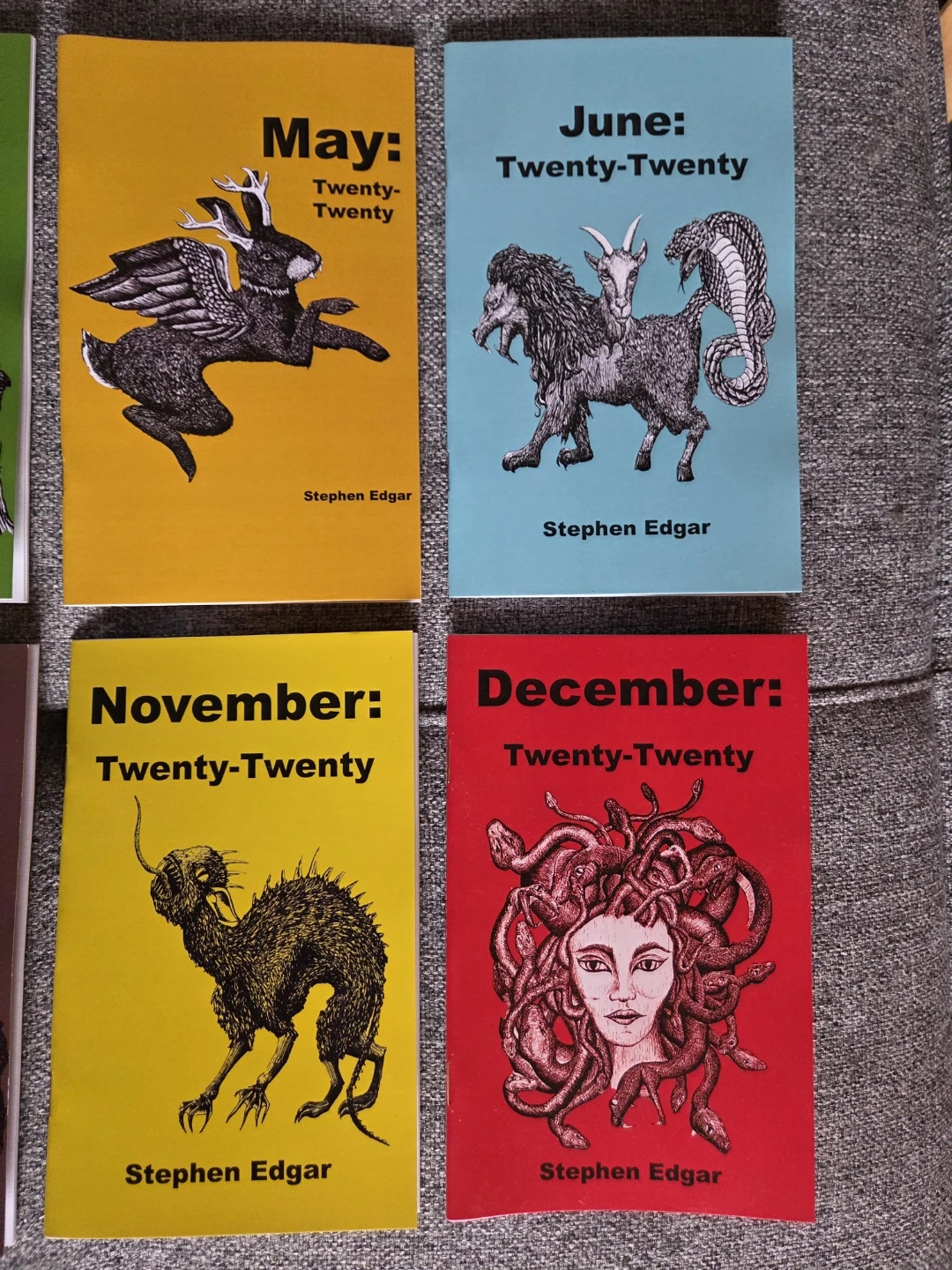Stephen Edgar 2020 Monthly Chapbook Collection of Poetry - photo 3