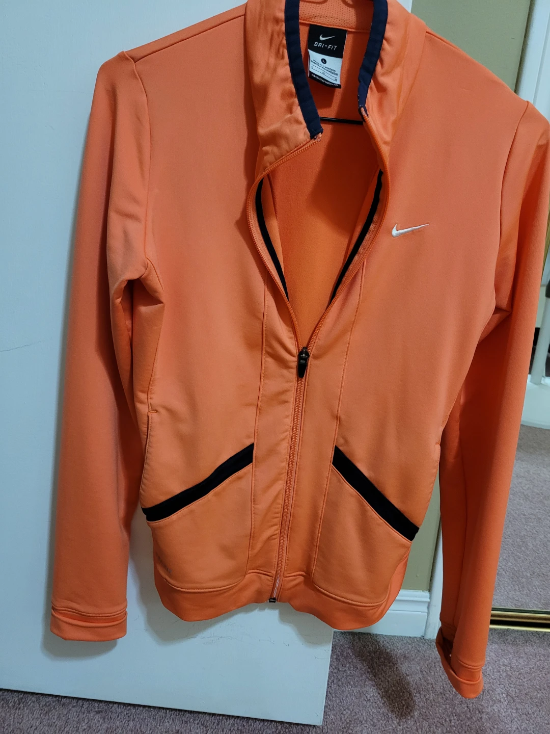 Nike Dri-FIT Track Jacket - Orange - Medium
