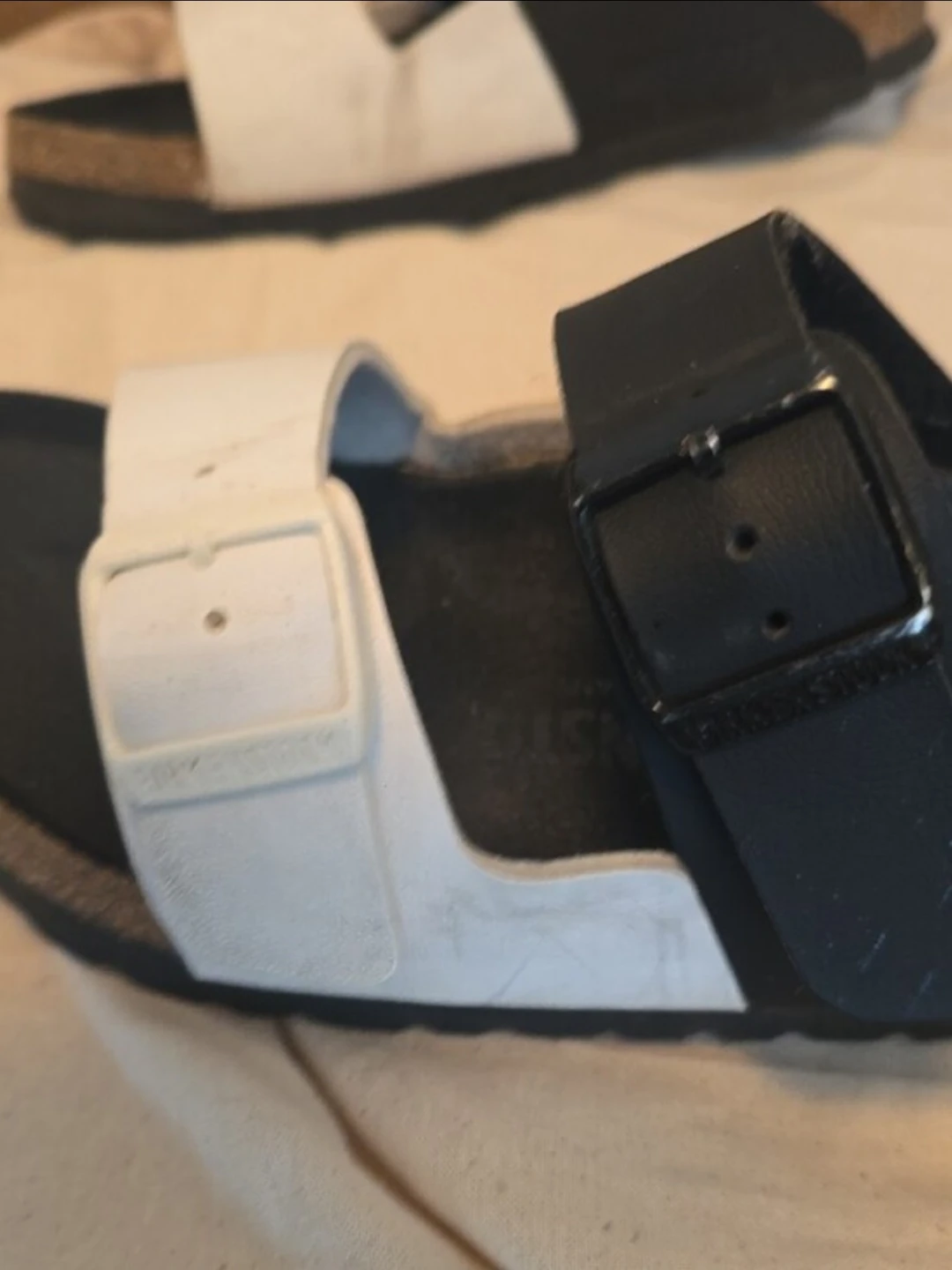 Birkenstock Arizona Split Sandals Black & White - photo 5
