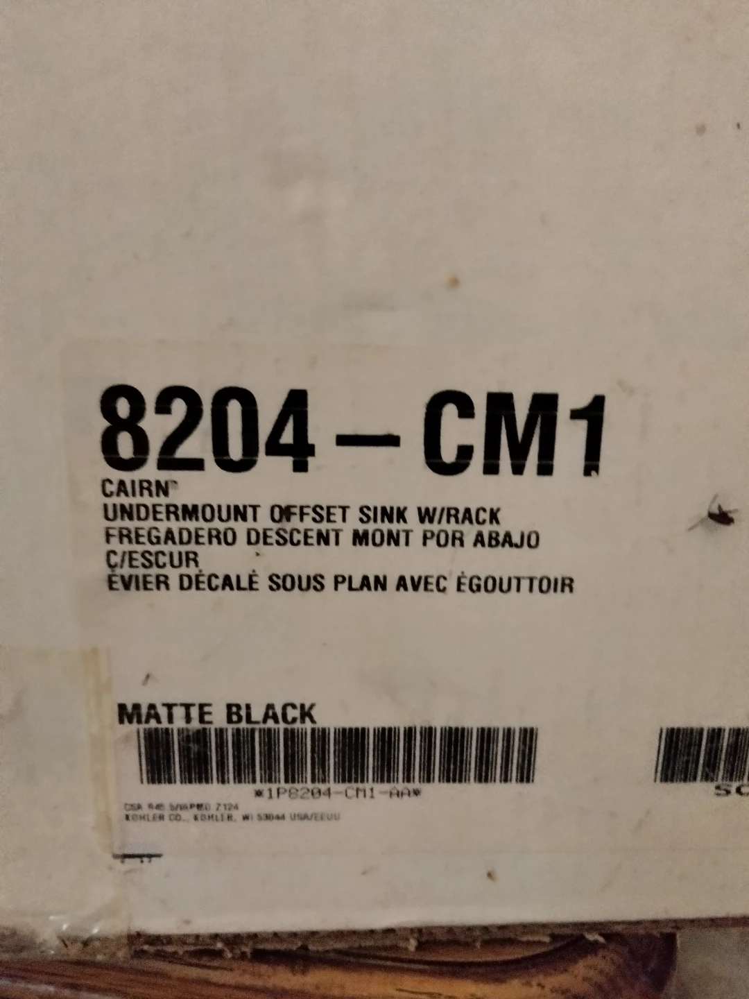 Kohler Cairn Undermount Offset Kitchen Sink - Matte Black - photo 2