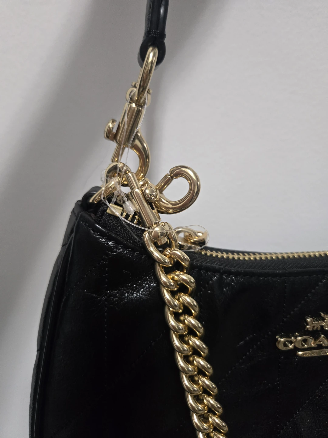 Coach Quilted Leather Shoulder Bag - Black - photo 4