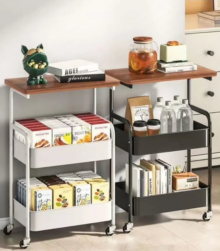 (NEW) Utility Cart Kitchen Cart Multiuse with Wheels
