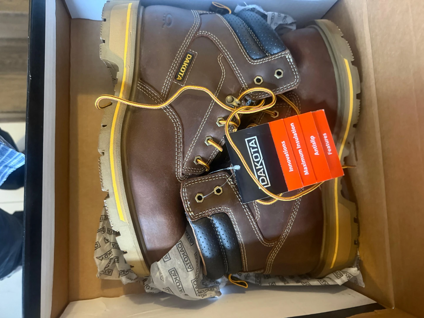 Dakota 6114 Quad Comfort 6" Work Boots - Size 12