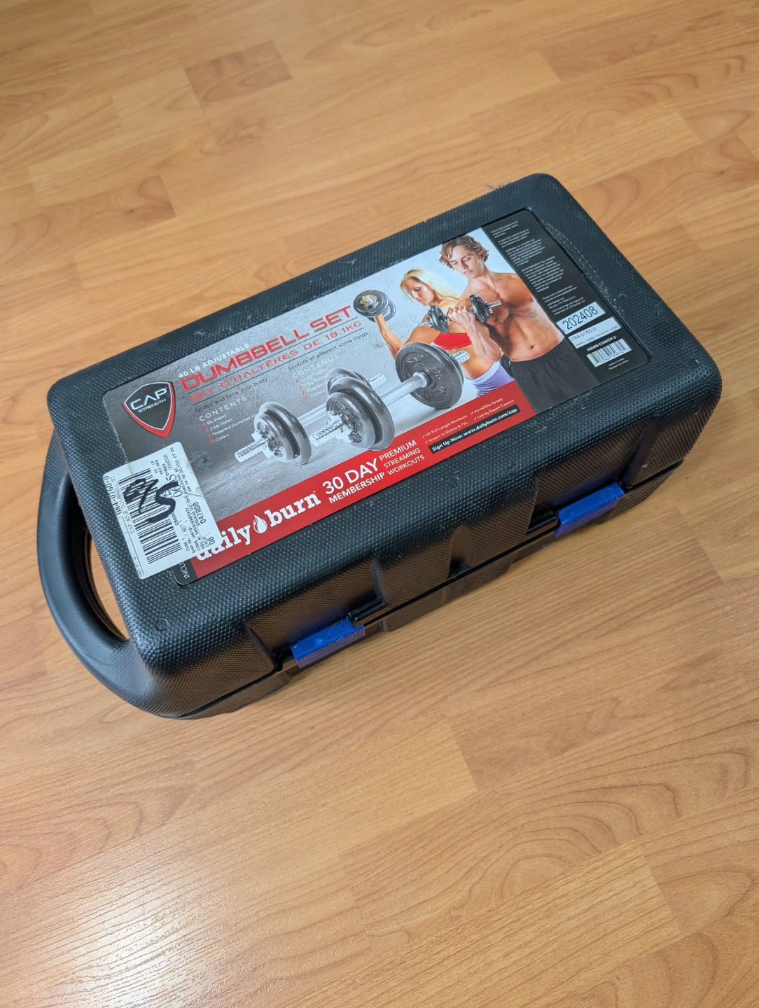 CAP 40 LB Adjustable Dumbbell Set