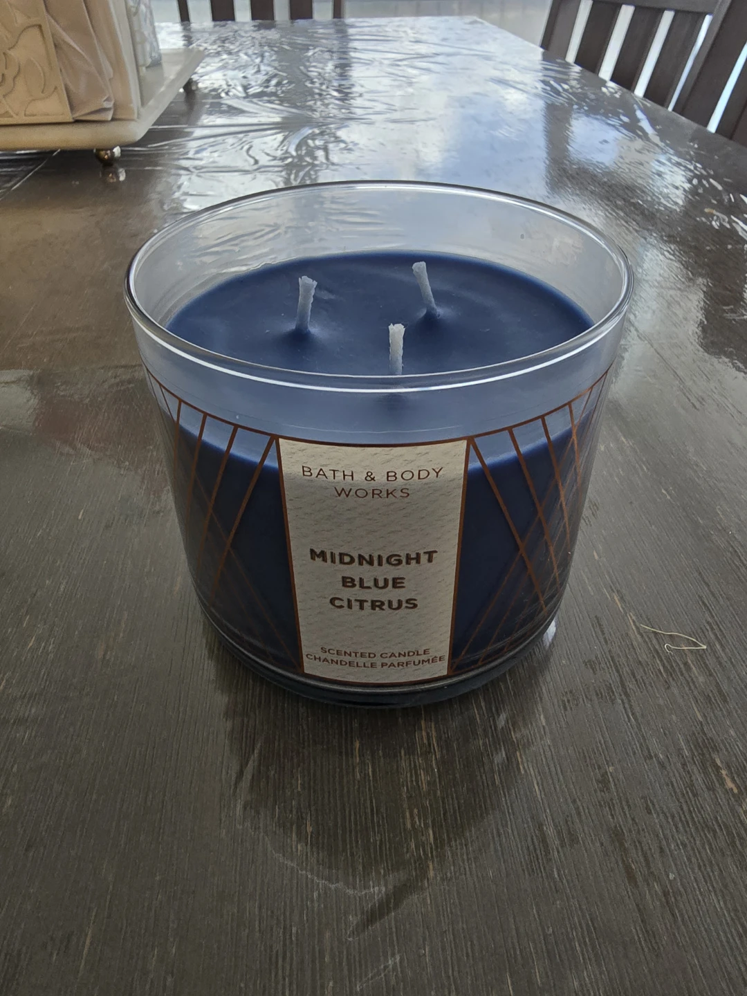 Bath & Body Works Midnight Blue Citrus 3-Wick Candle