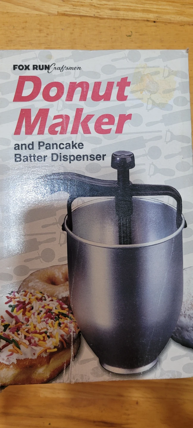 Pancake and doughnut batter dispenser