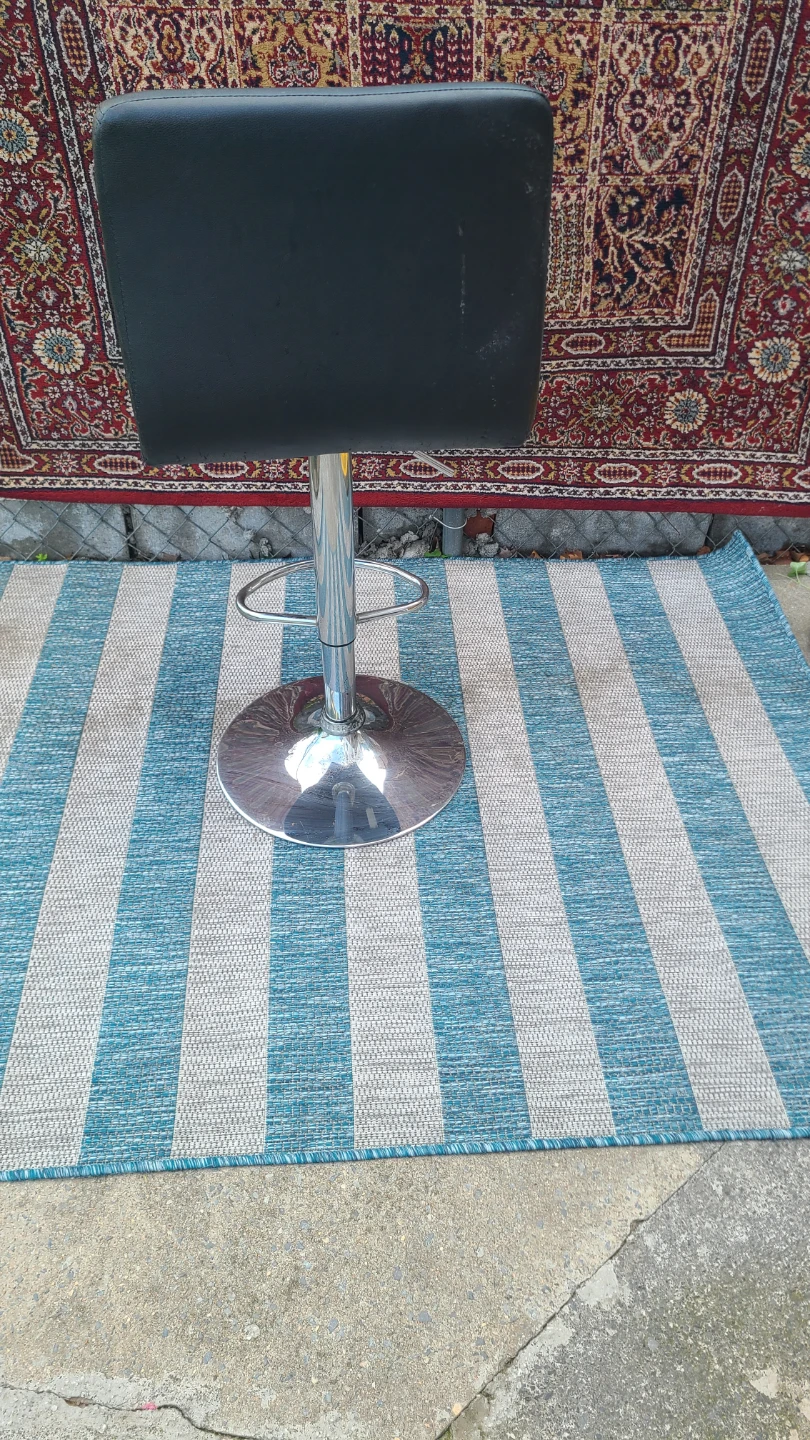 Black Adjustable Bar Stools - photo 2