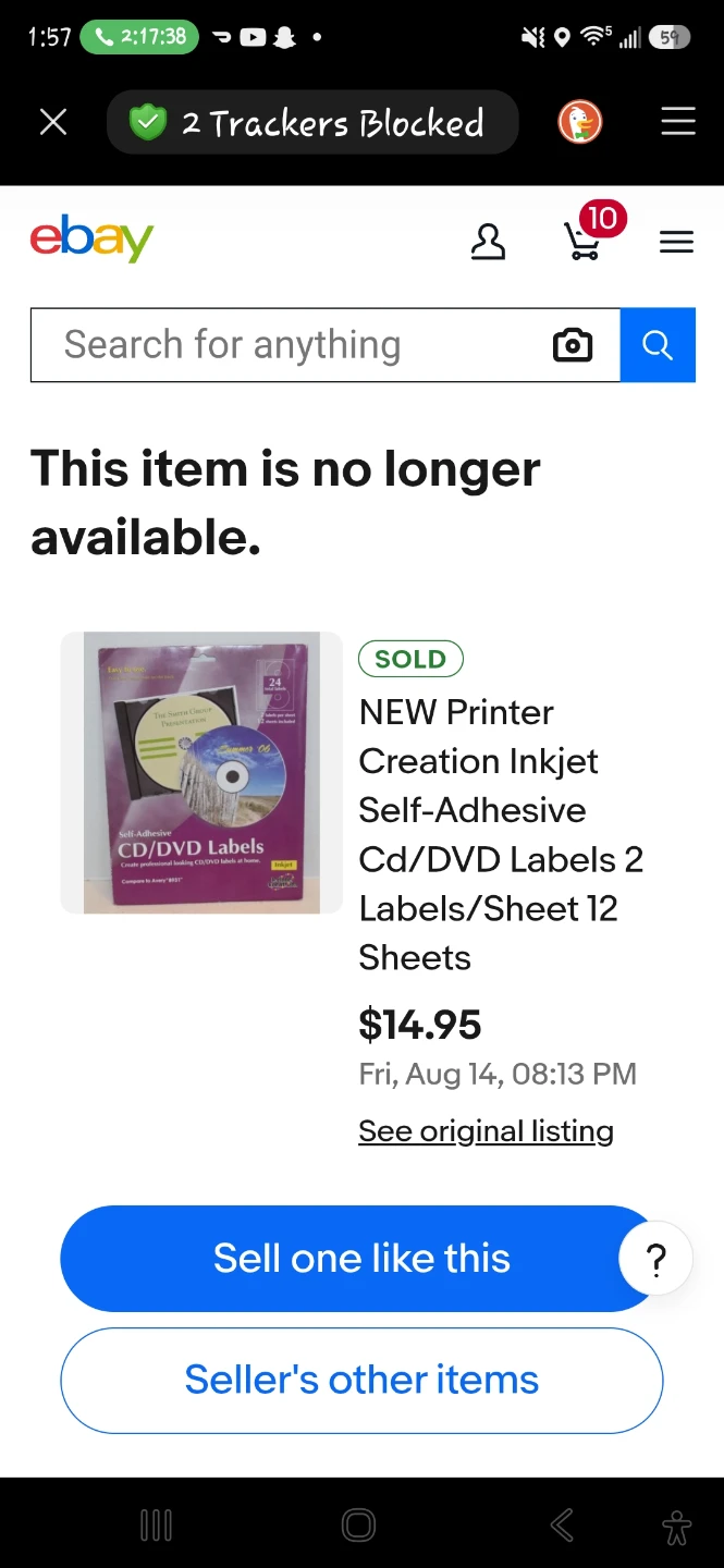 Printer Creations Self-Adhesive CD/DVD Labels - photo 3