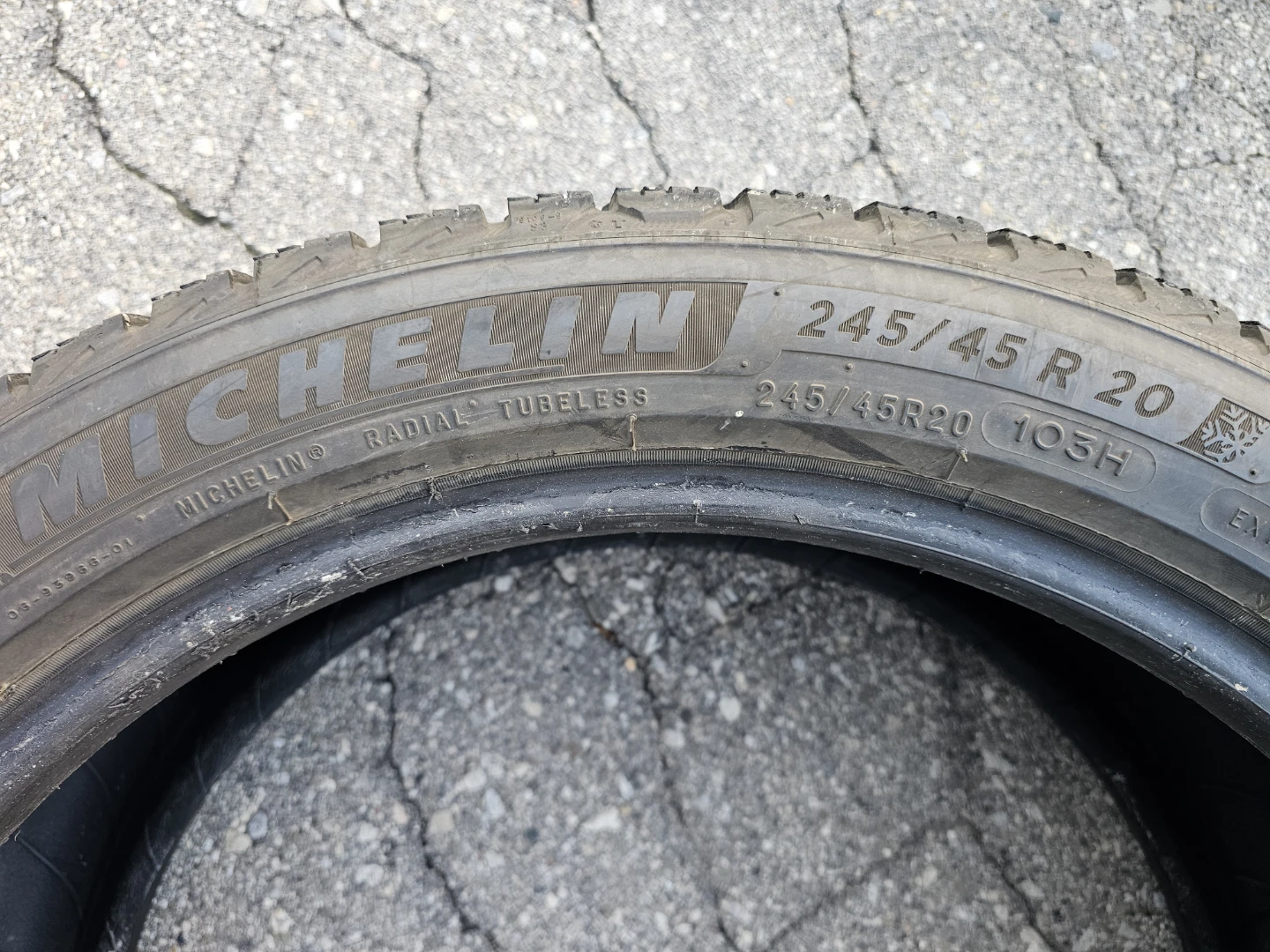 245/45 R20 MICHELLIN X-ICE SNOW TIRES - photo 2
