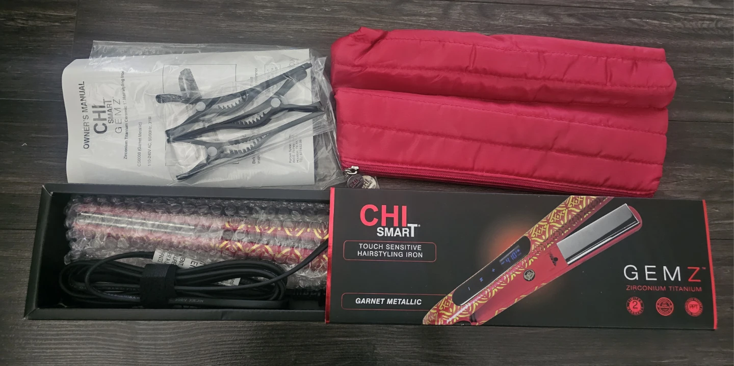 CHI Smart Gemz Zirconium Titanium 1" Hairstyling Iron