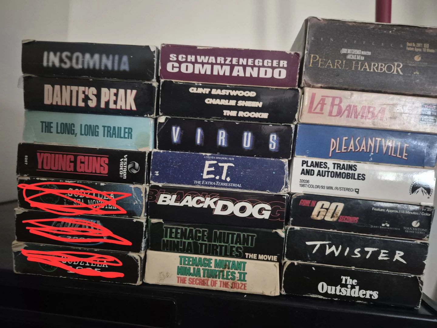 Collection of VHS Tape