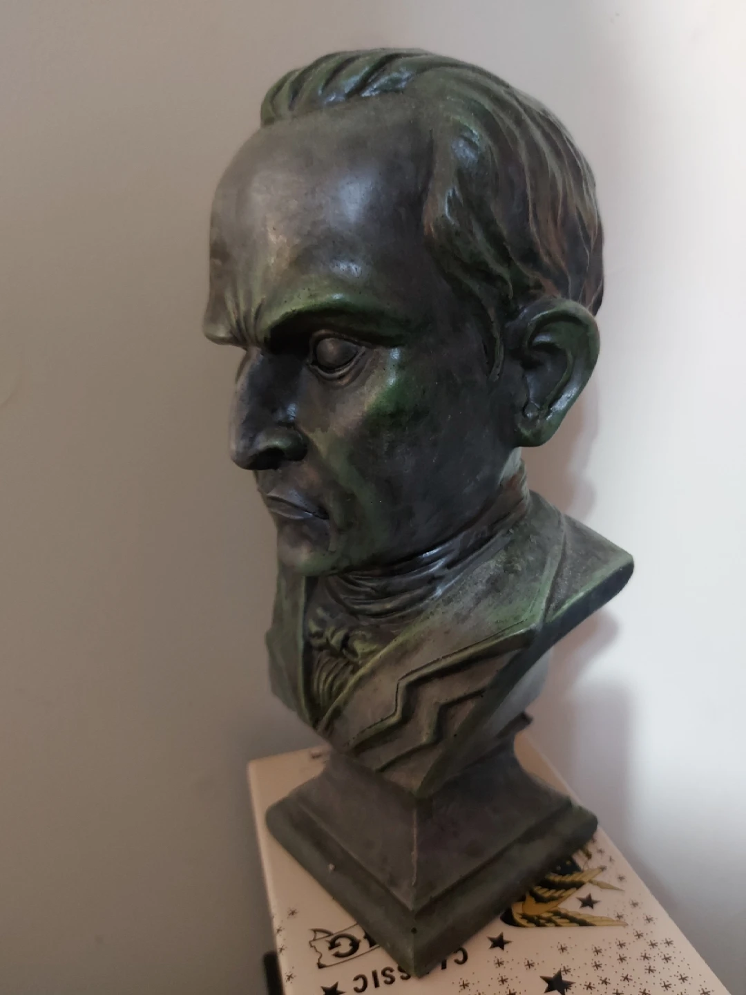Vintage Man Bust Sculpture - photo 3
