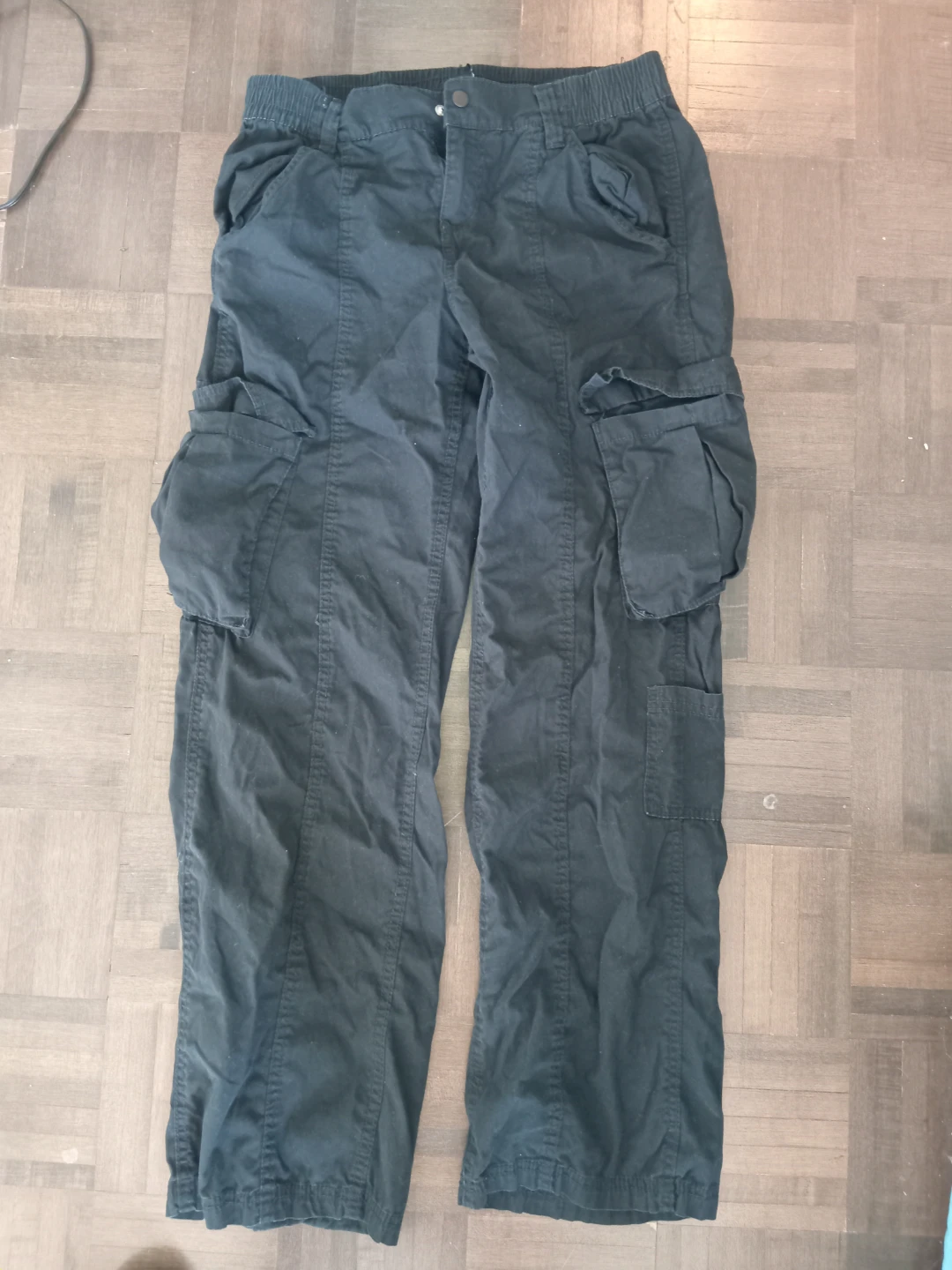 Divided by H&M Black Cargo Pants
