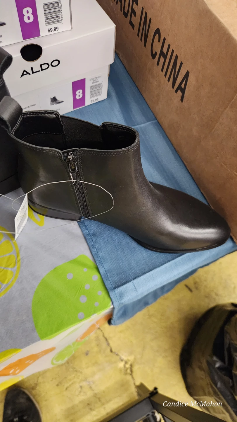 ALDO Black Ankle Boots Size 8 - photo 3
