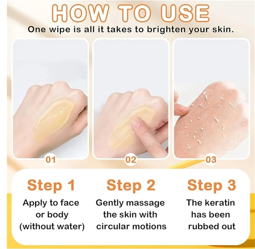 Turmeric & Vitamin C Exfoliating Gel - Brightening Facial Scrub - photo 4
