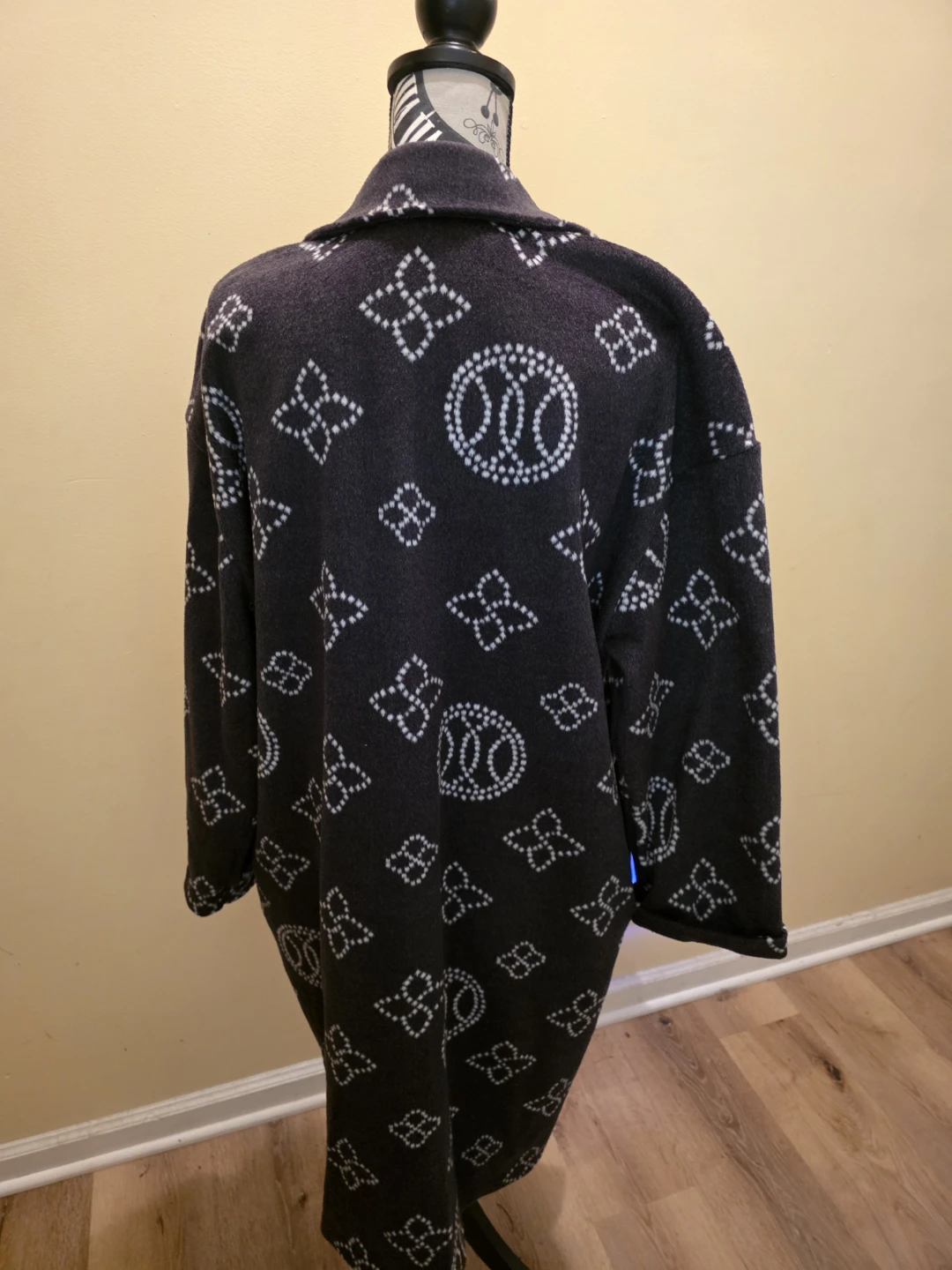 Patterned Long Coat - photo 2