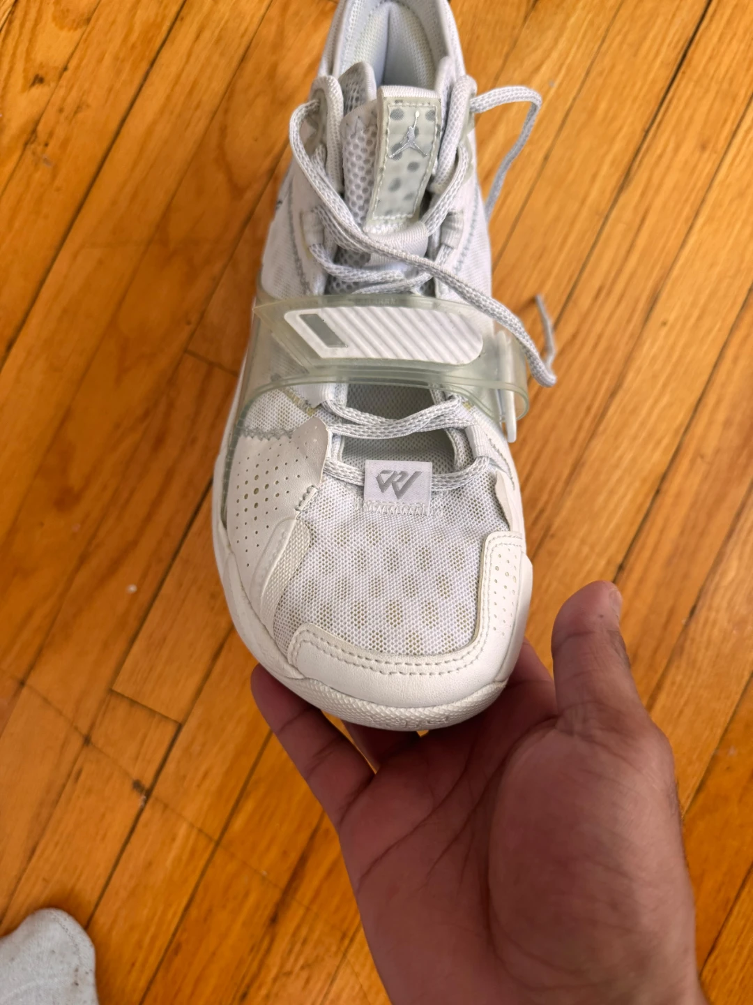 Jordan Why Not Zero 3 Triple Whites - photo 2