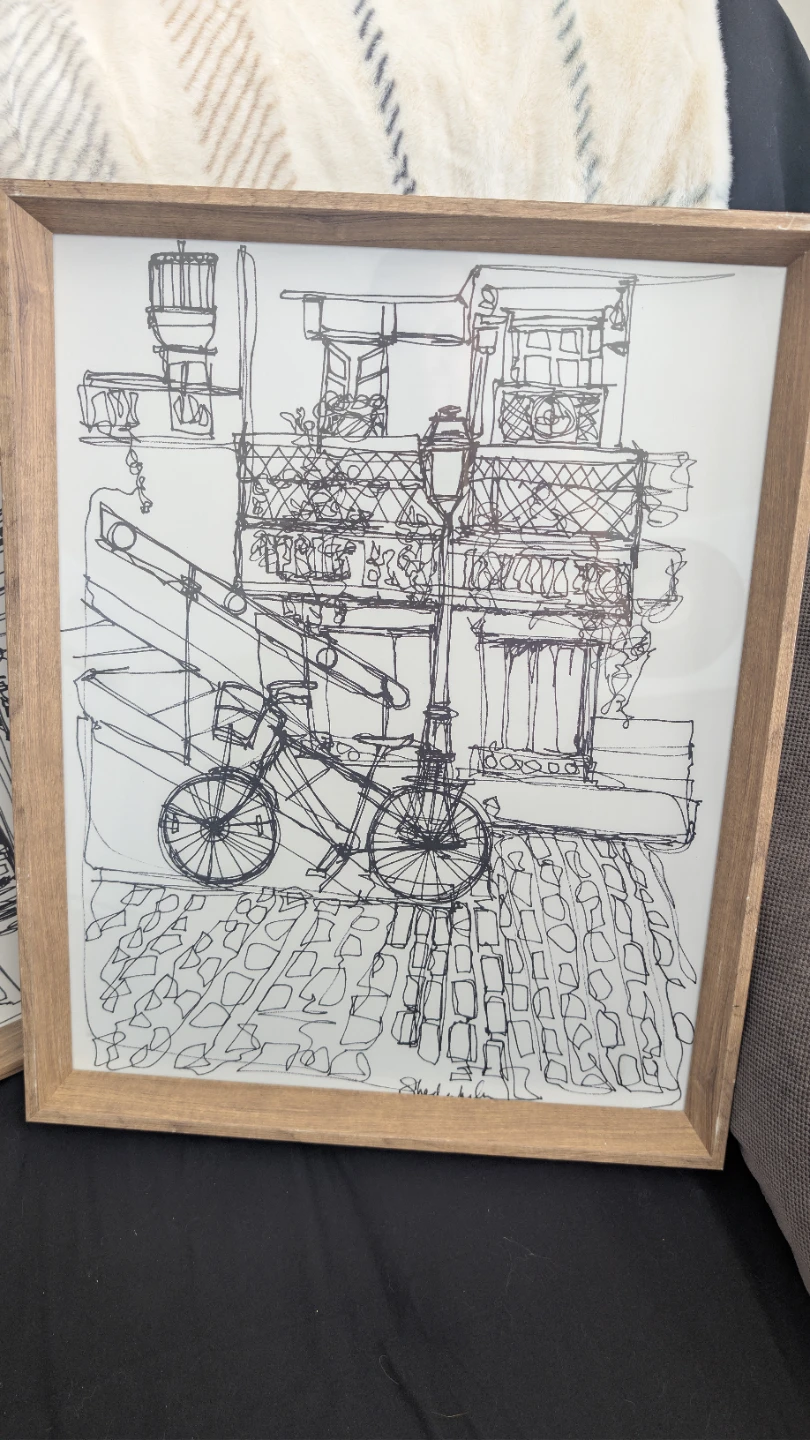 Hometrends Framed Sketch Art