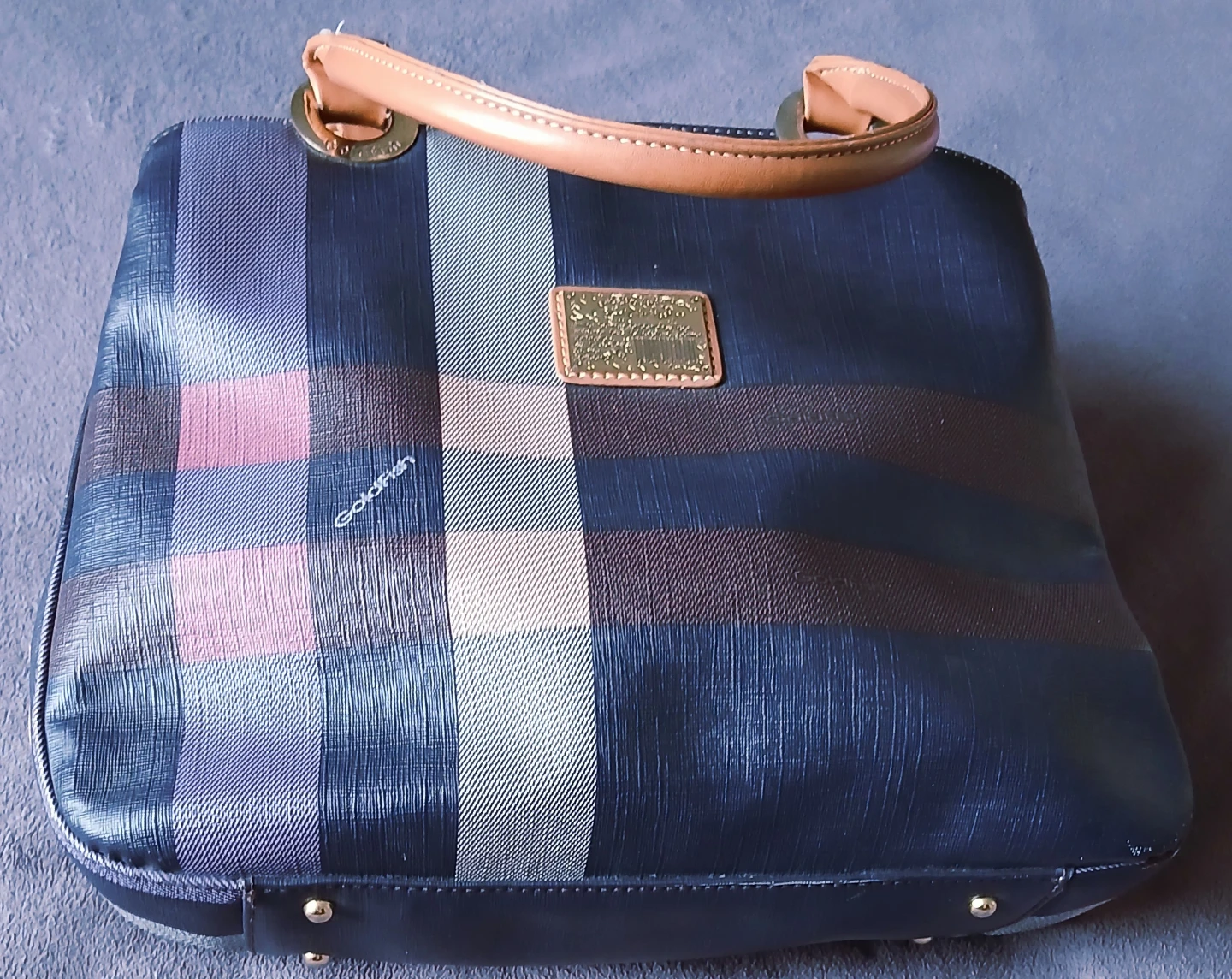 Goldfish Plaid Handbag