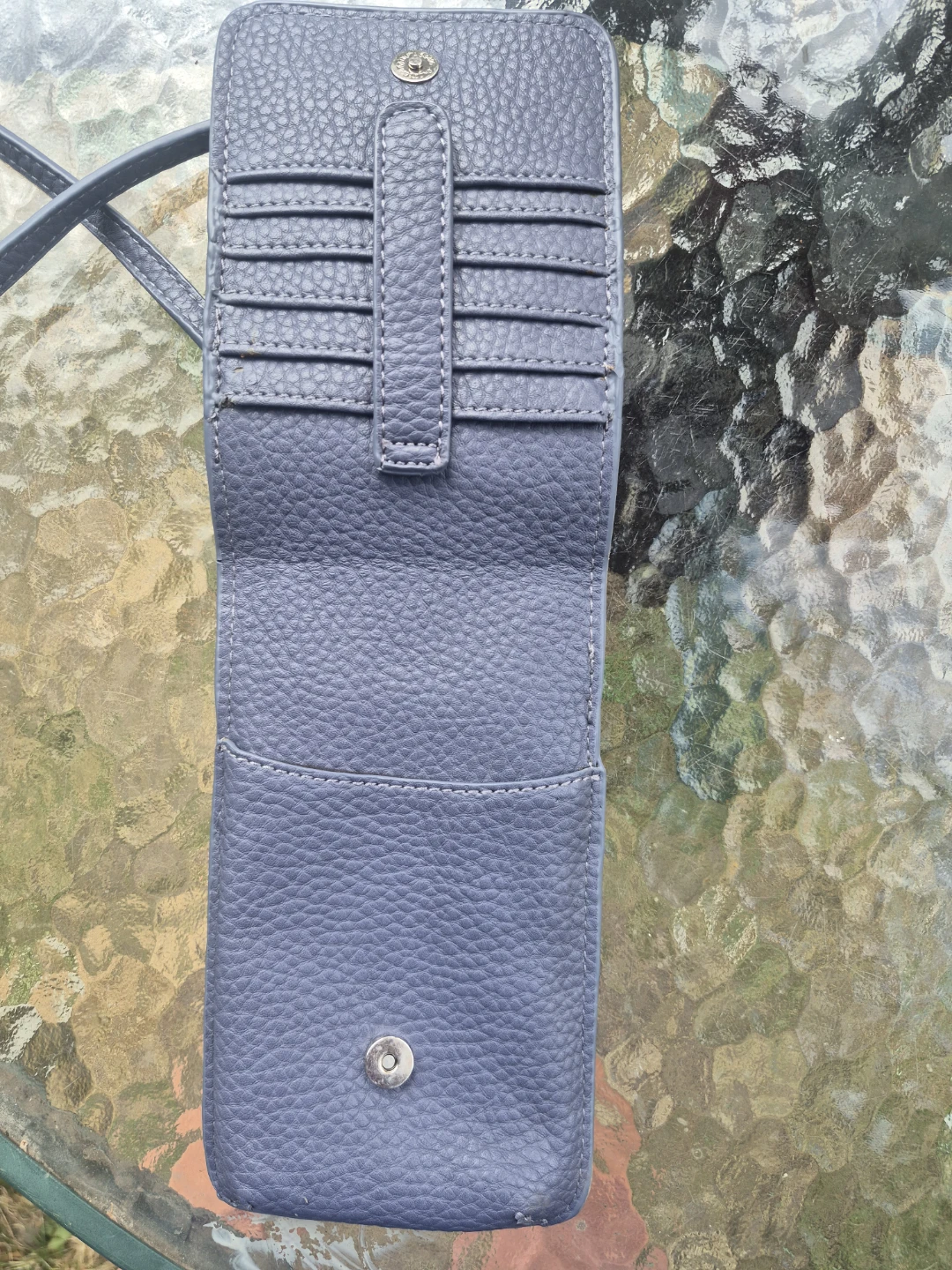 COLAB Purple Faux Leather Phone Wallet Purse - photo 2